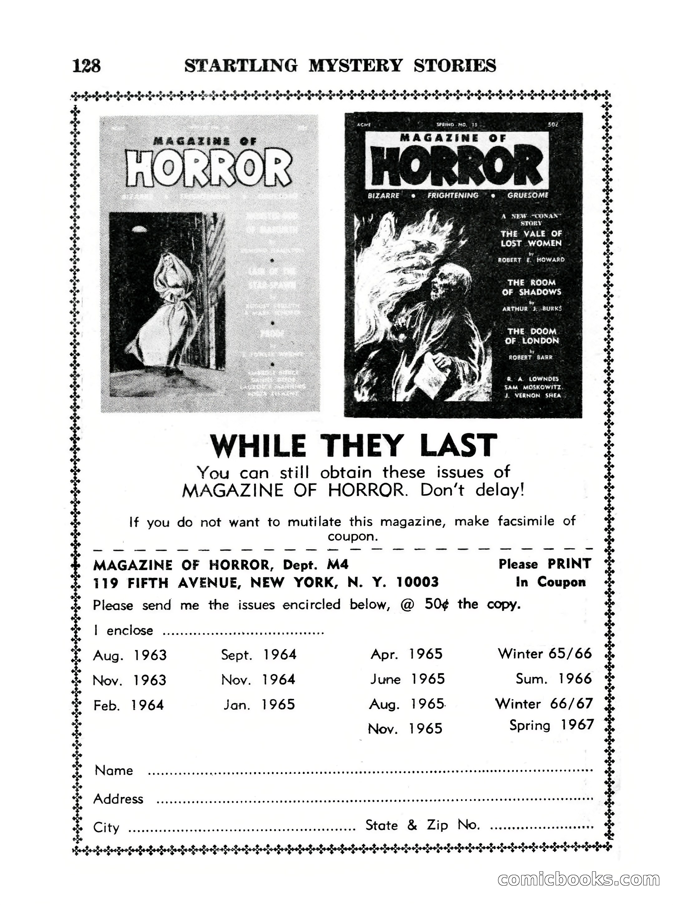 Startling Mystery Stories, No. 4 — page 128 of 132