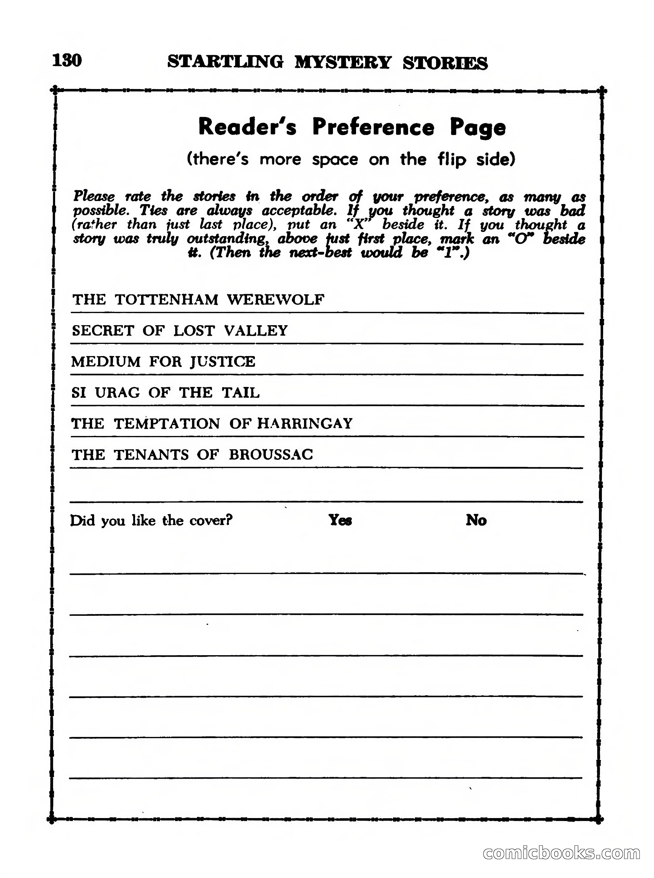 Startling Mystery Stories, No. 4 — page 130 of 132
