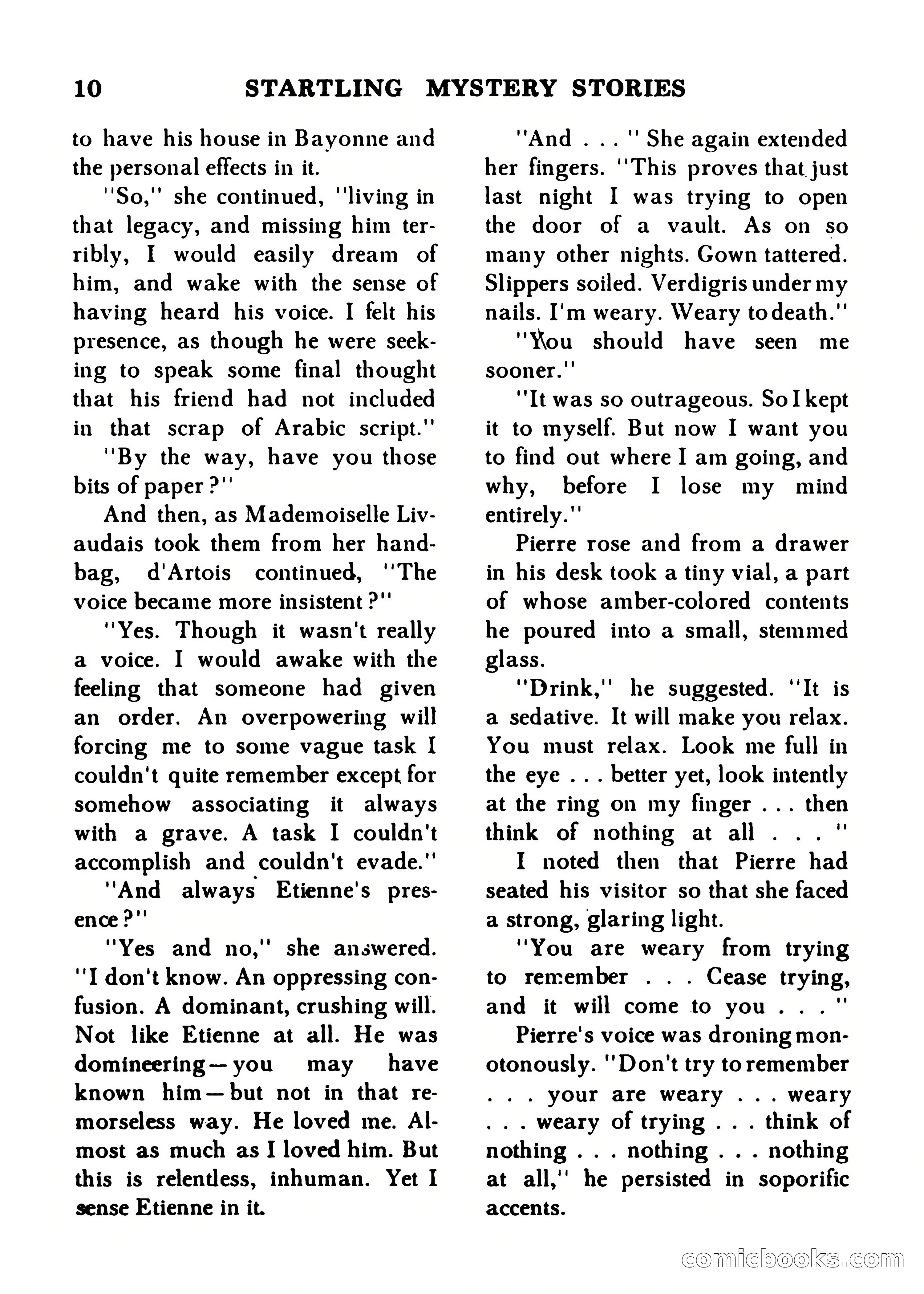 Startling Mystery Stories, Winter No. 7 — page 10 of 132