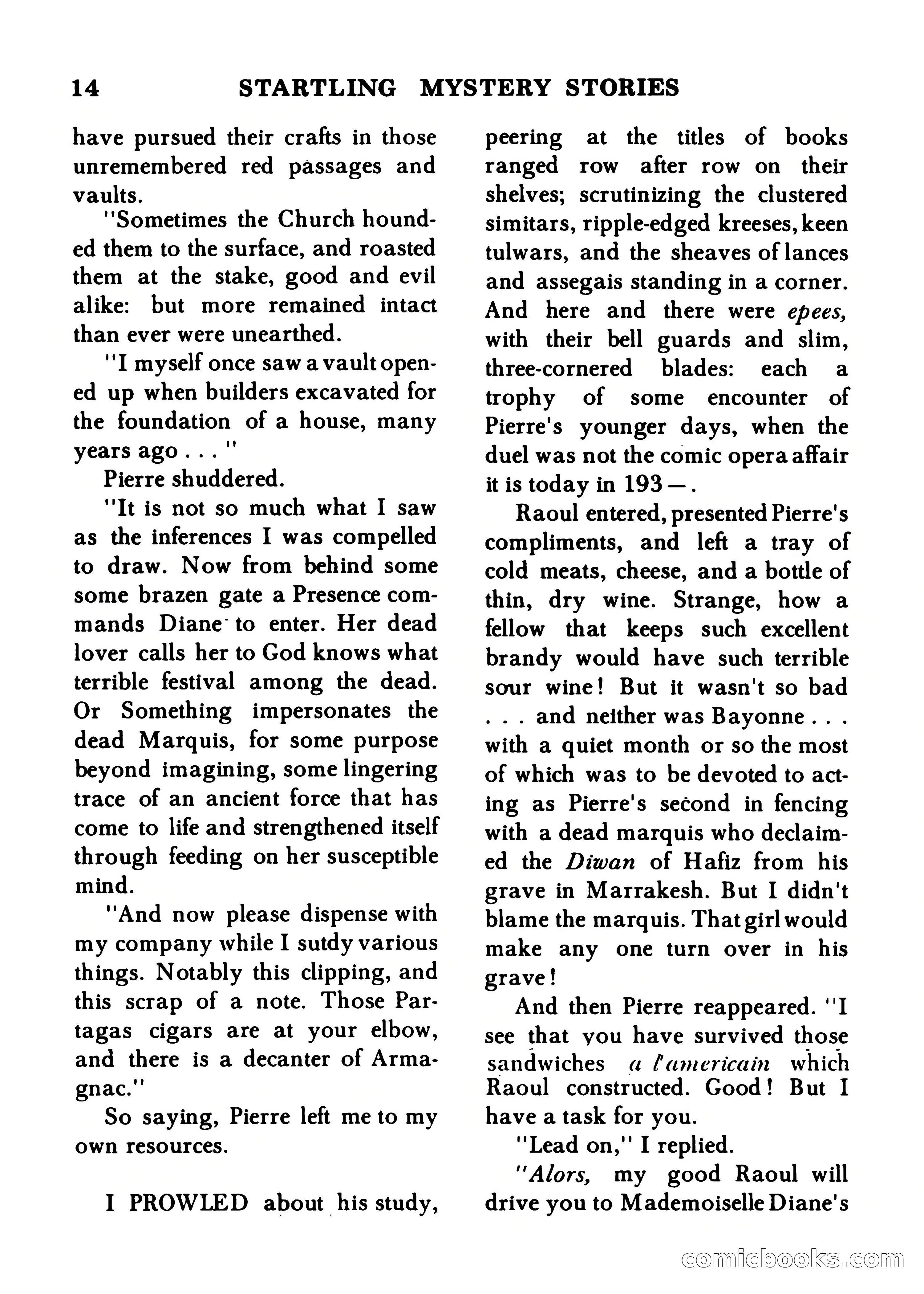 Startling Mystery Stories, Winter No. 7 — page 14 of 132