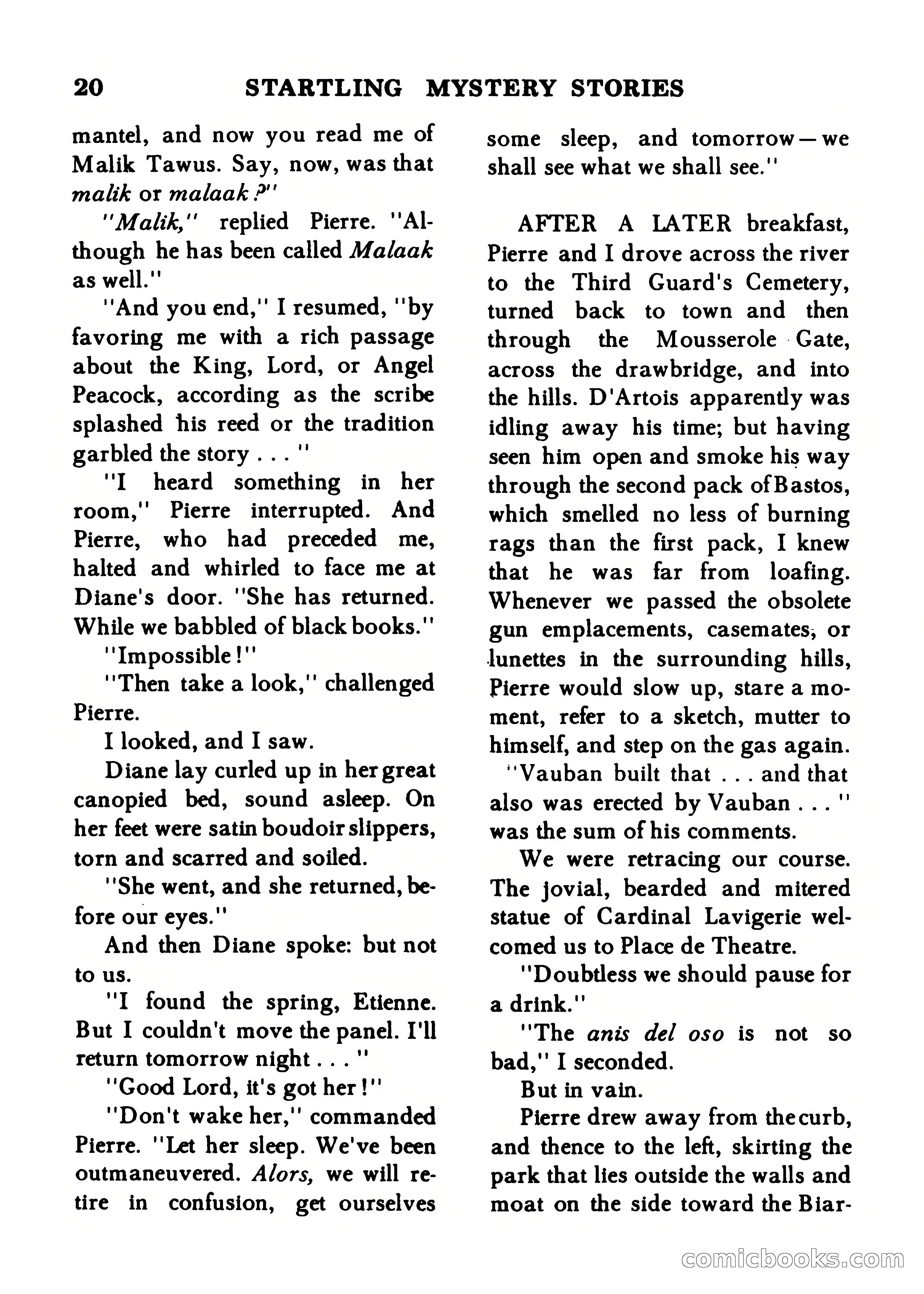 Startling Mystery Stories, Winter No. 7 — page 20 of 132