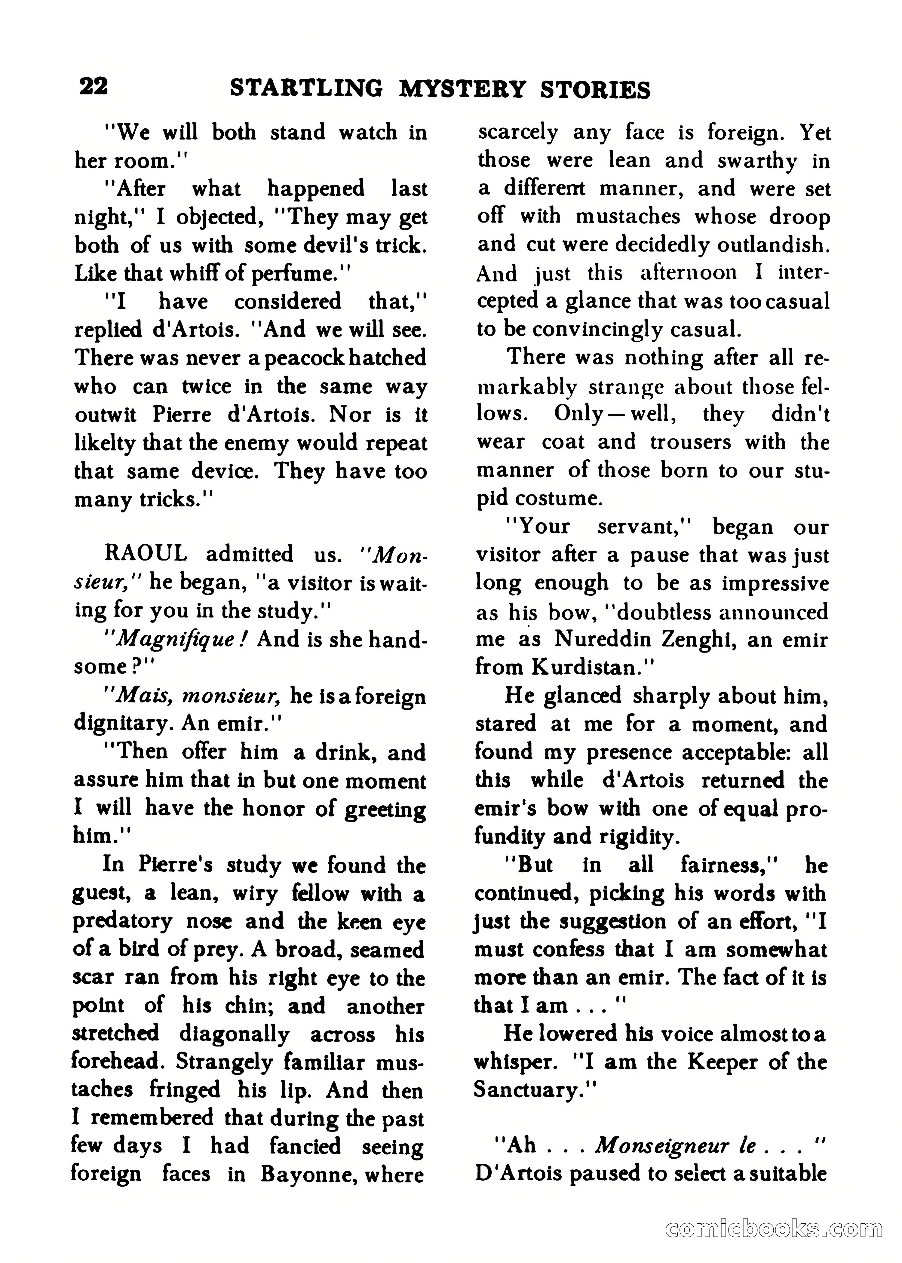 Startling Mystery Stories, Winter No. 7 — page 22 of 132