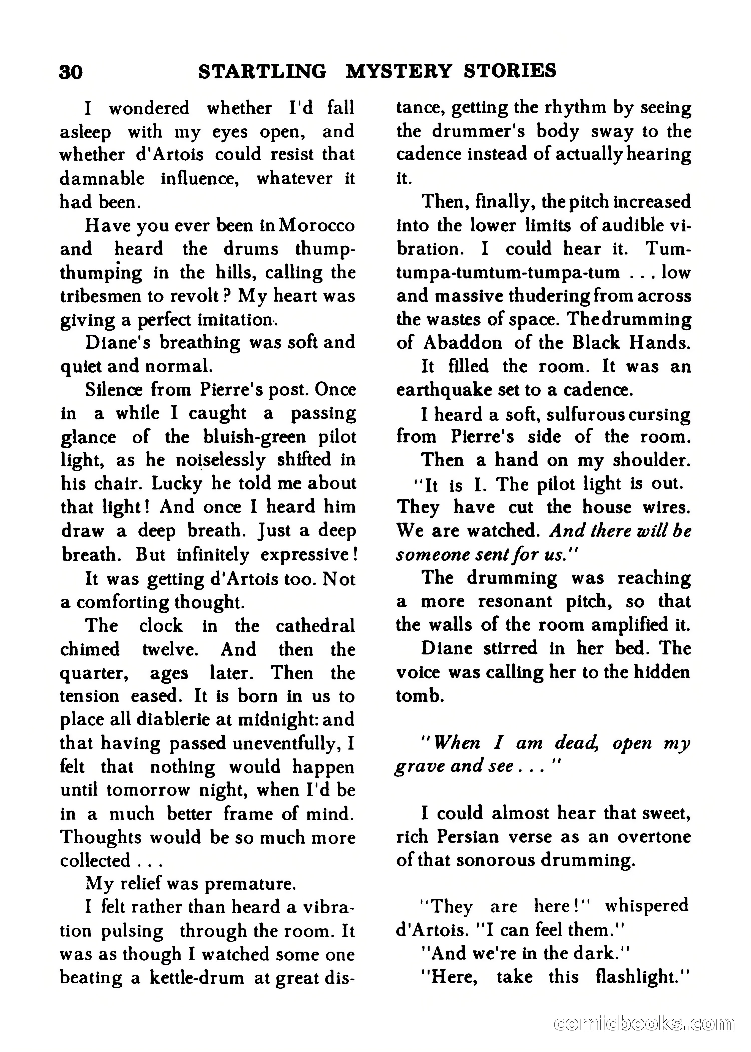 Startling Mystery Stories, Winter No. 7 — page 30 of 132