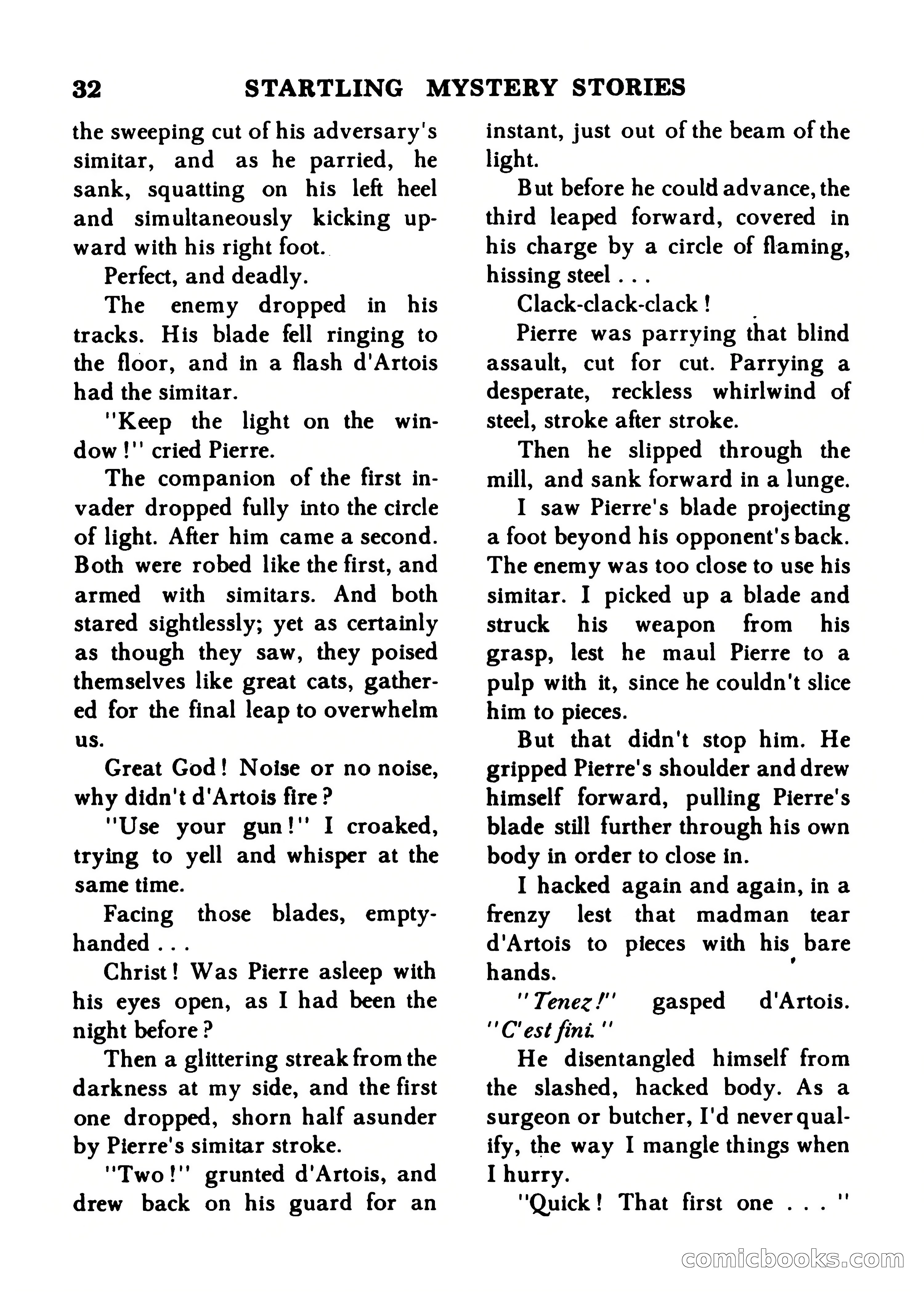 Startling Mystery Stories, Winter No. 7 — page 32 of 132