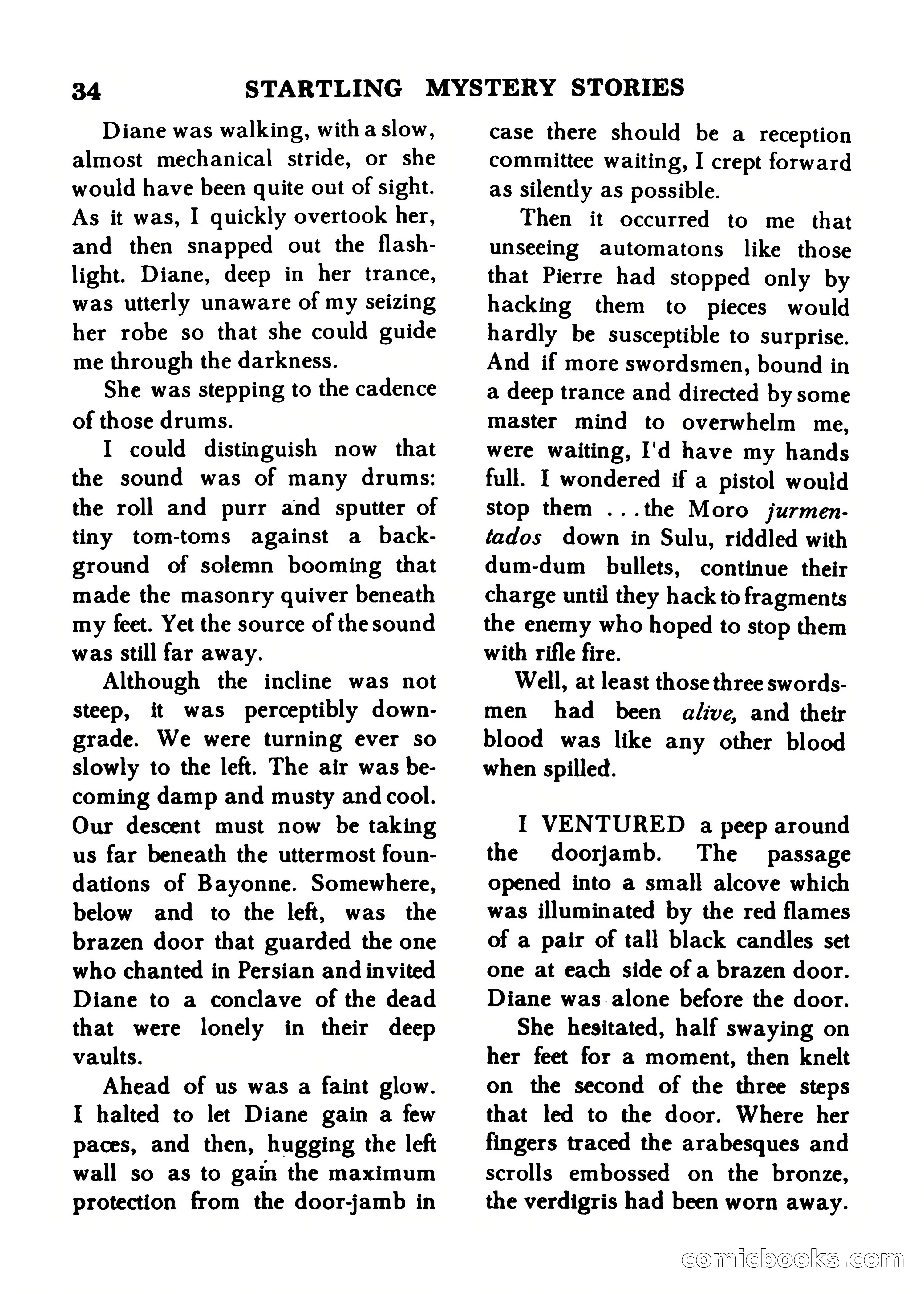 Startling Mystery Stories, Winter No. 7 — page 34 of 132