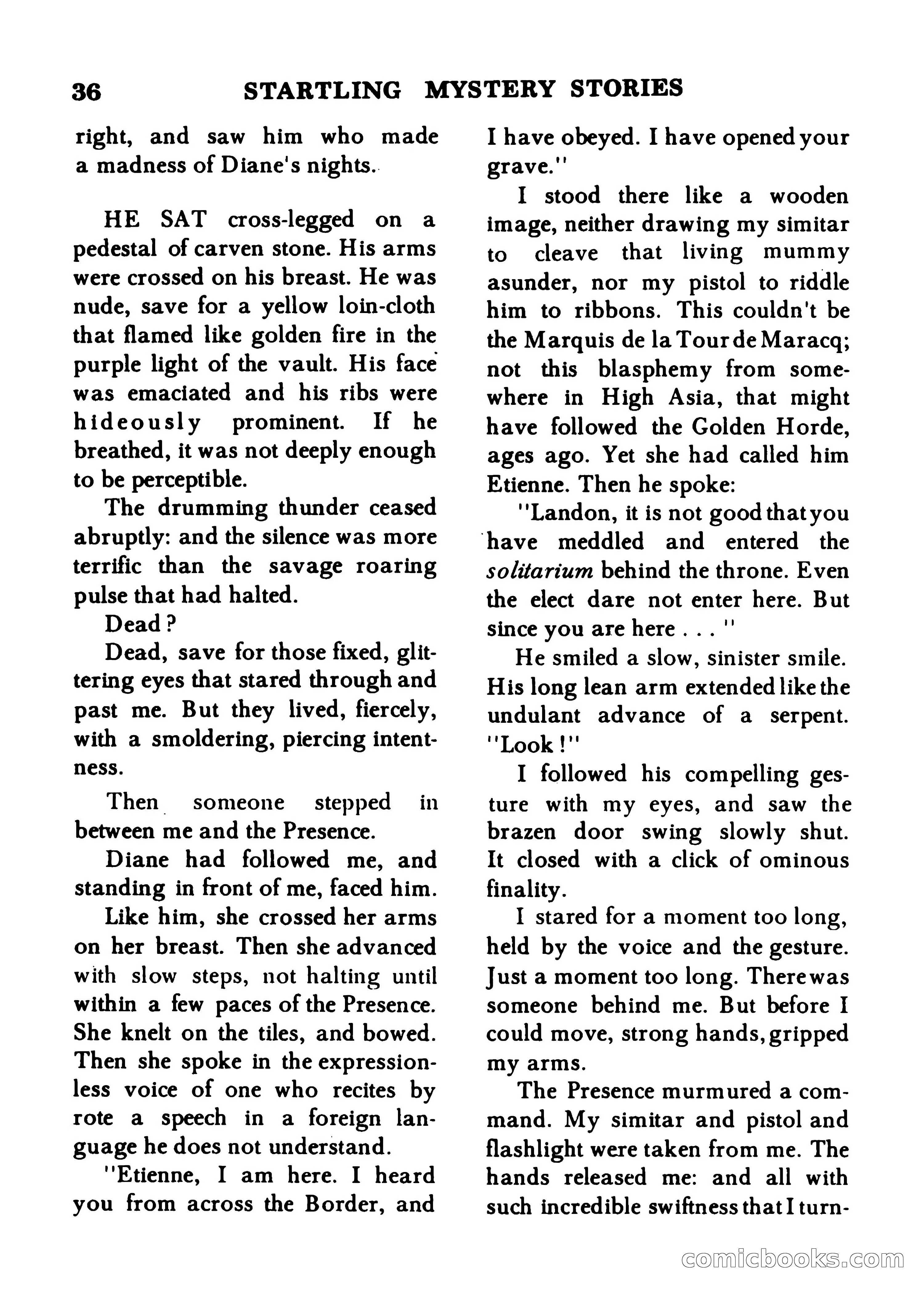 Startling Mystery Stories, Winter No. 7 — page 36 of 132