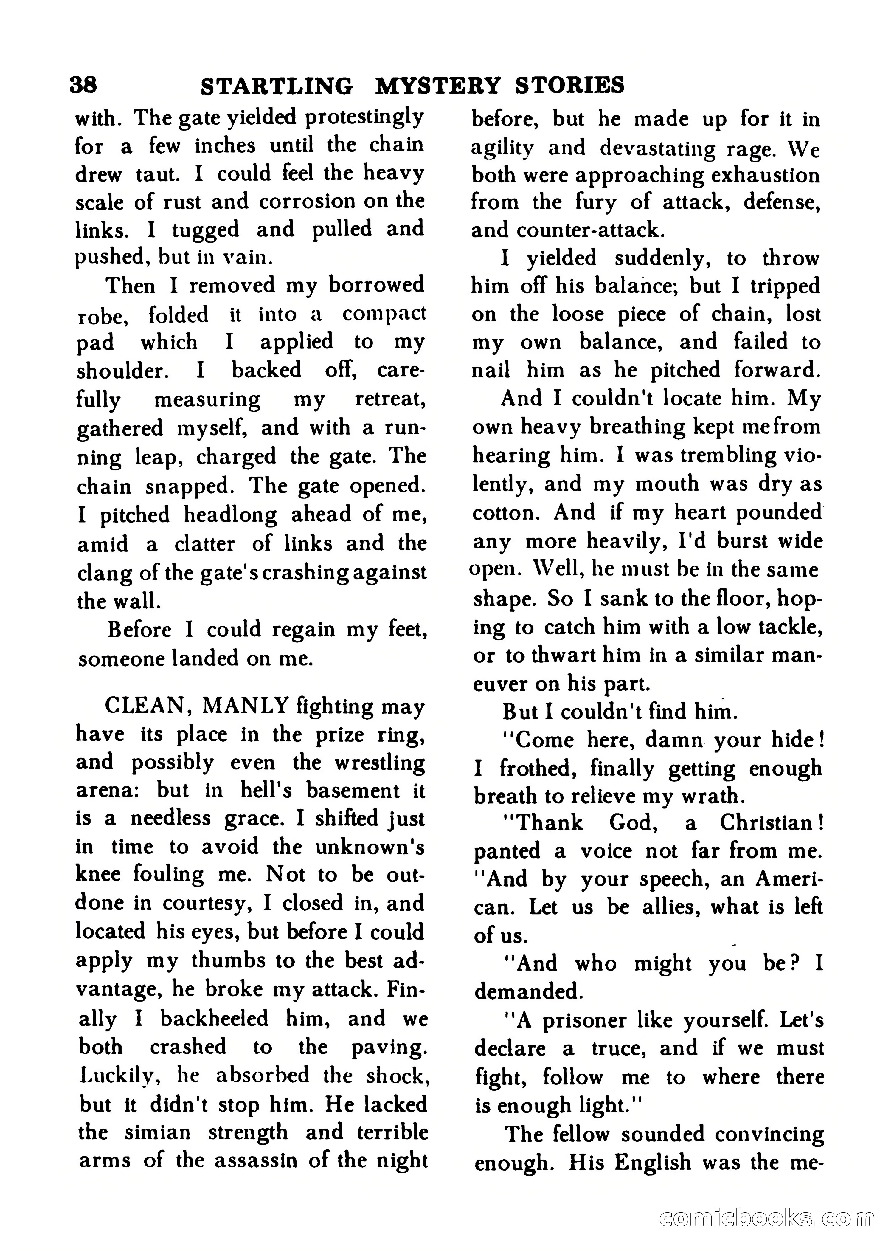 Startling Mystery Stories, Winter No. 7 — page 38 of 132