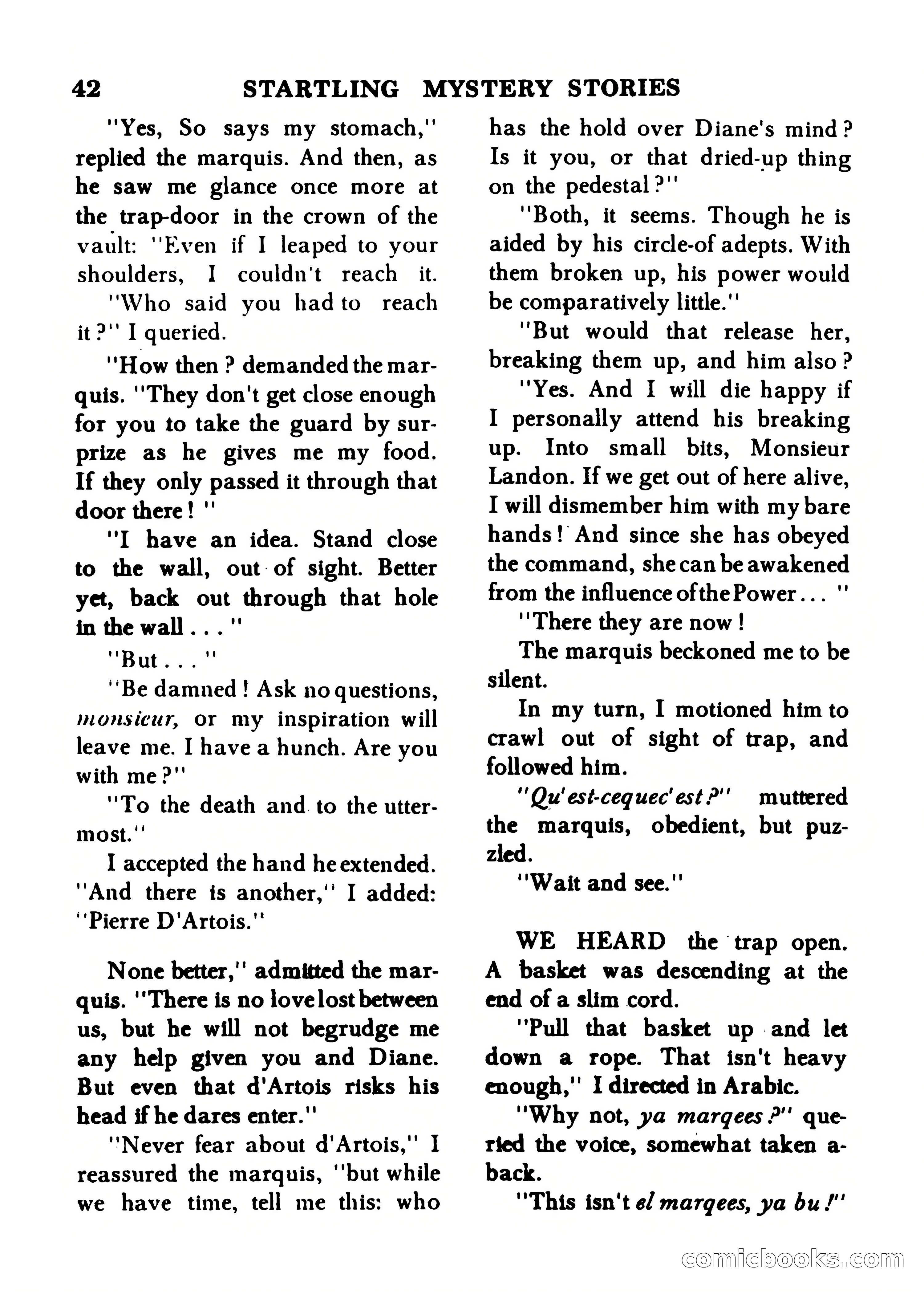 Startling Mystery Stories, Winter No. 7 — page 42 of 132