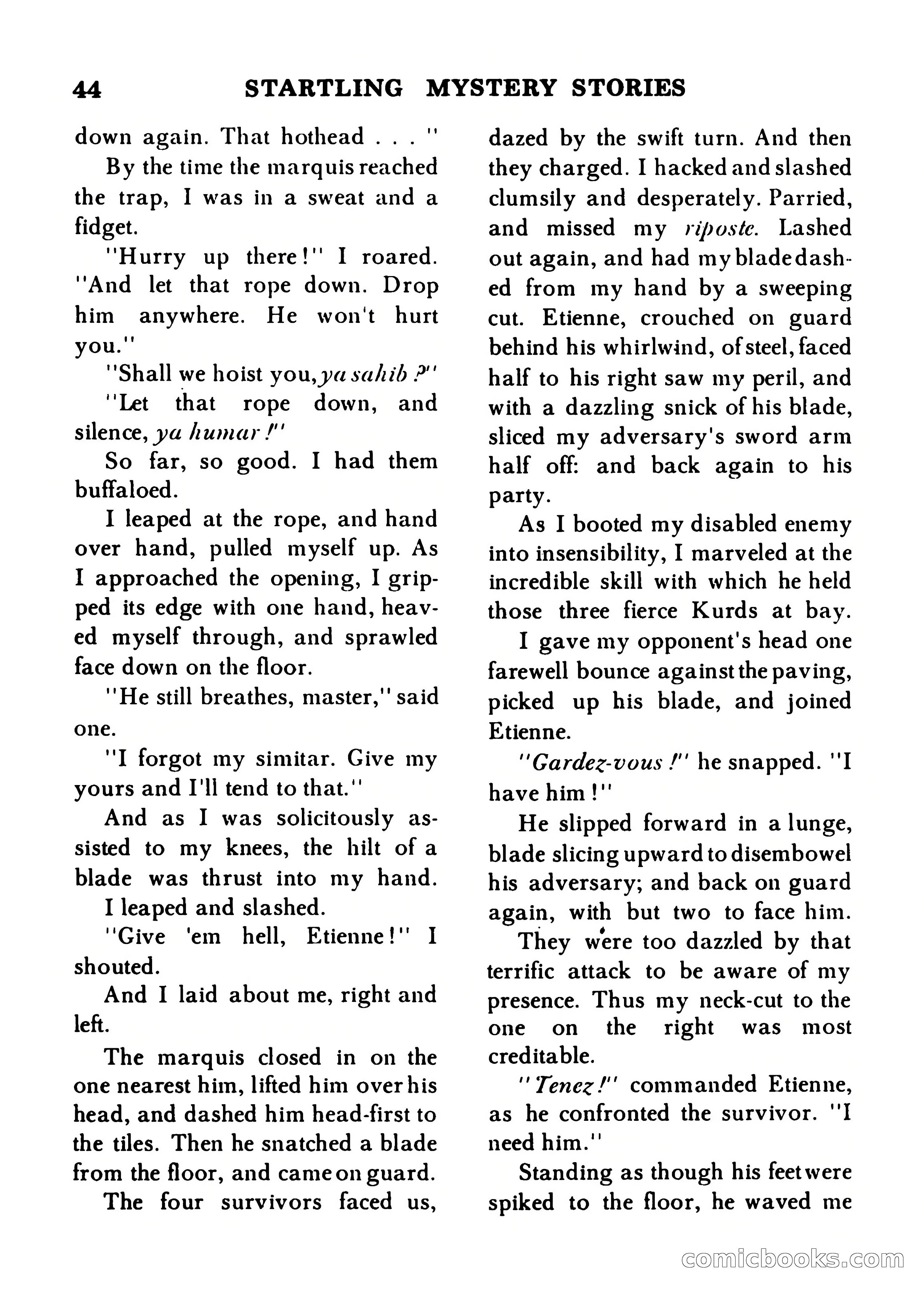 Startling Mystery Stories, Winter No. 7 — page 44 of 132