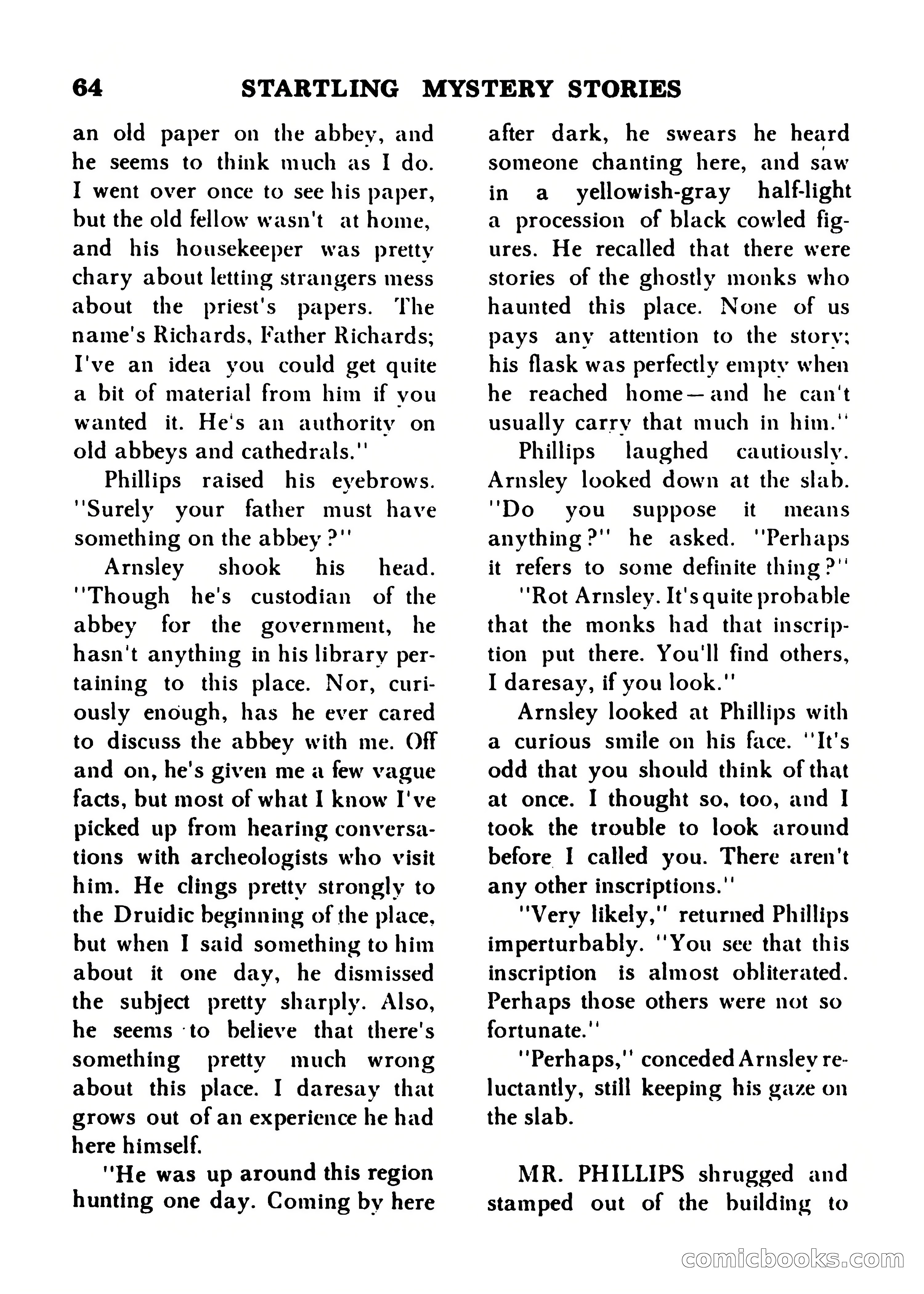 Startling Mystery Stories, Winter No. 7 — page 64 of 132