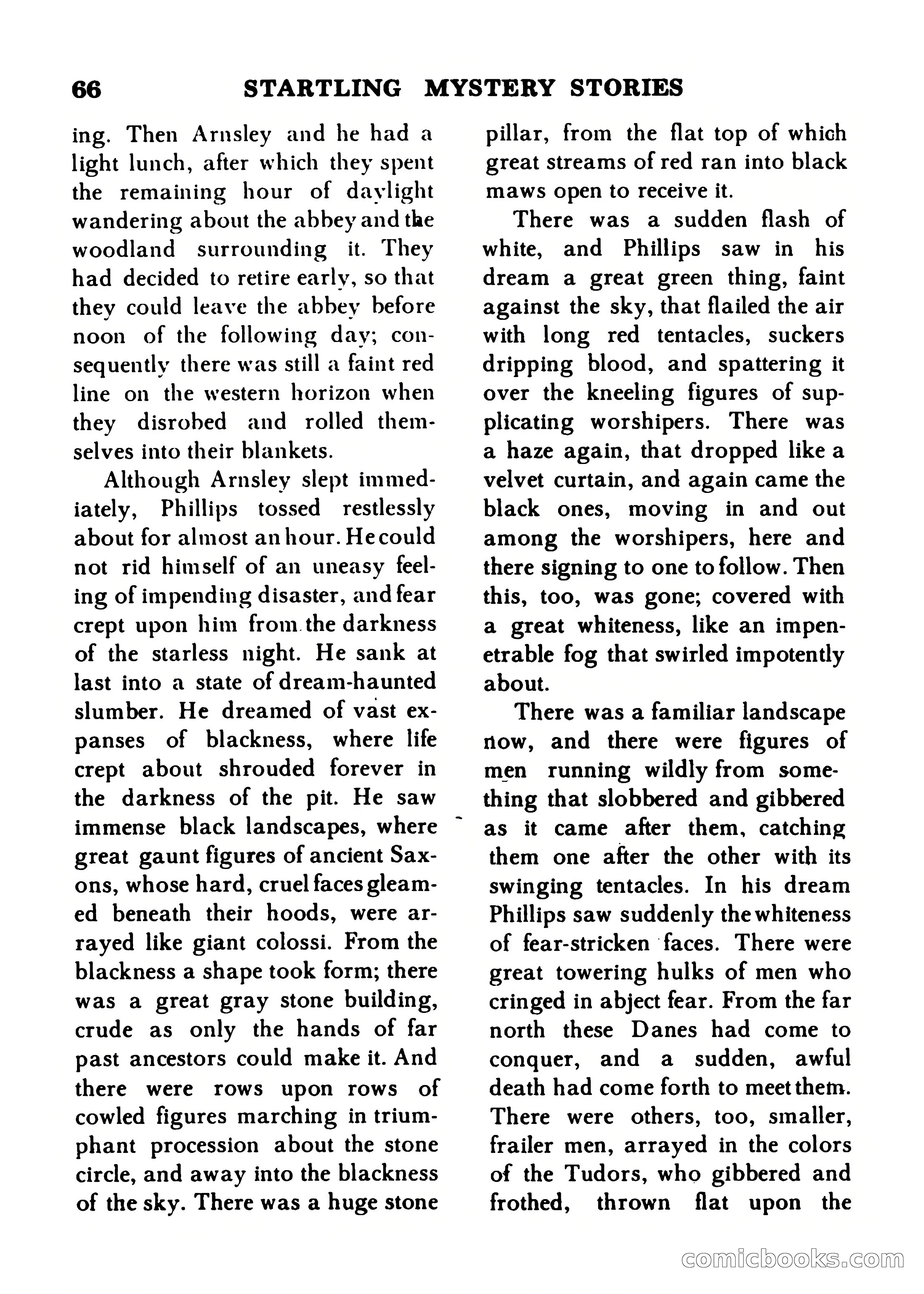 Startling Mystery Stories, Winter No. 7 — page 66 of 132