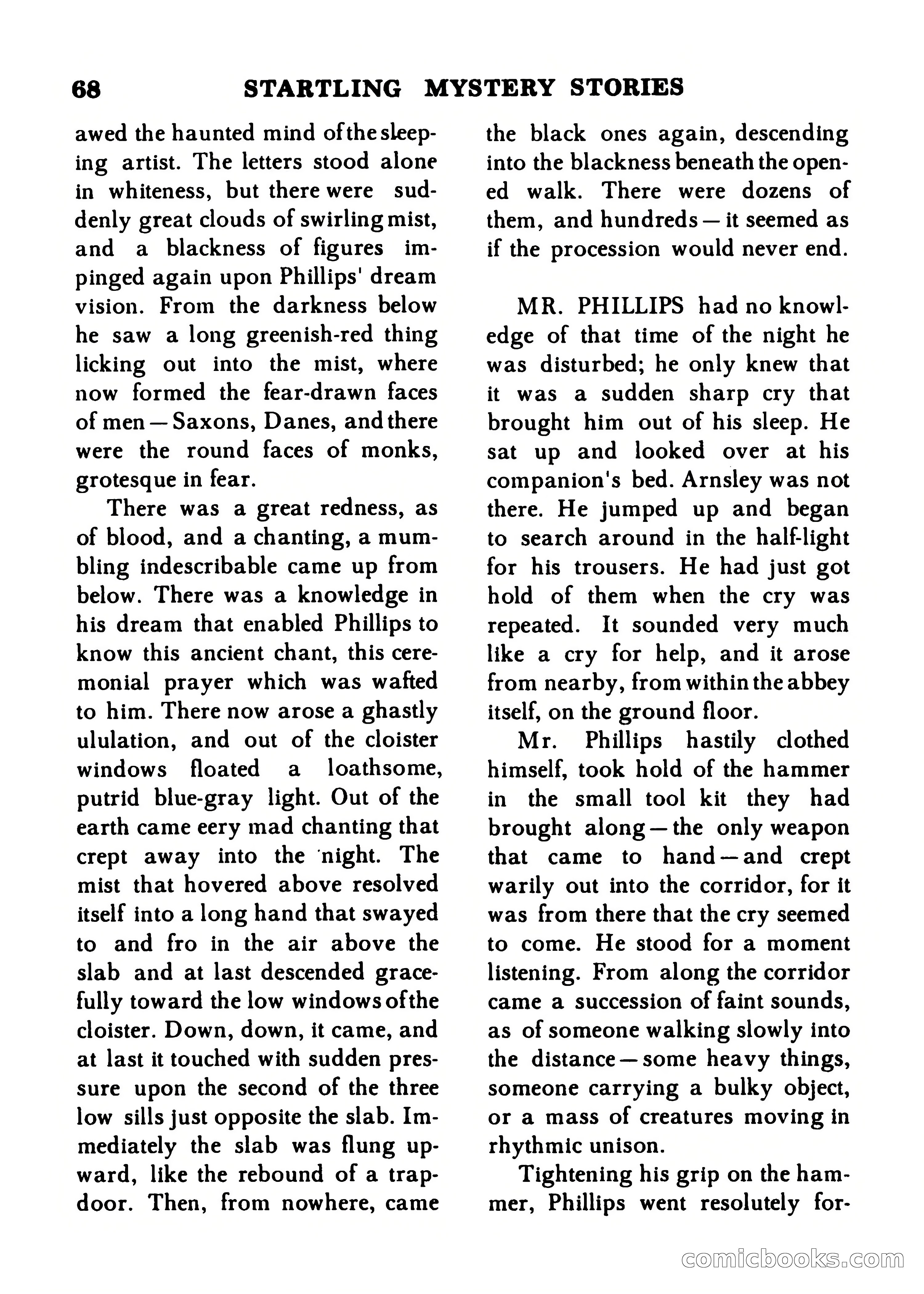 Startling Mystery Stories, Winter No. 7 — page 68 of 132