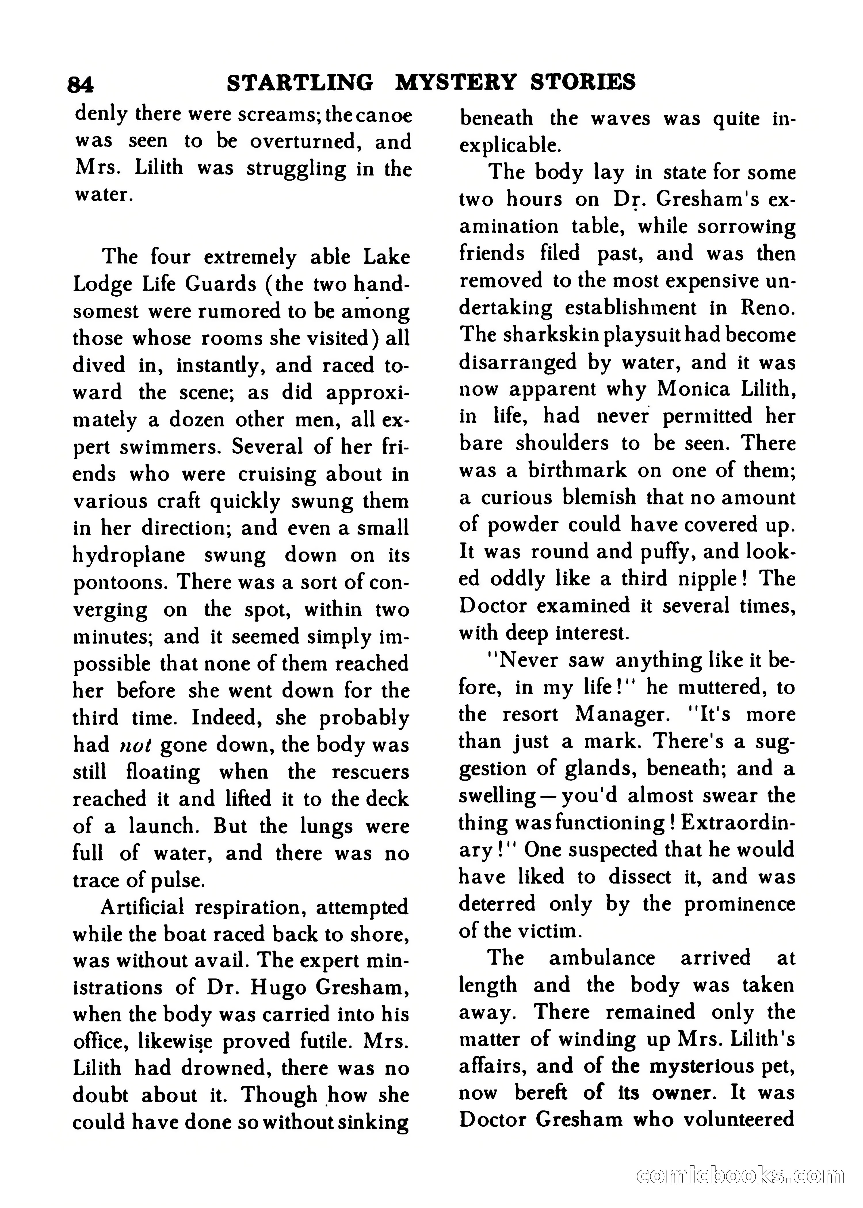 Startling Mystery Stories, Winter No. 7 — page 84 of 132