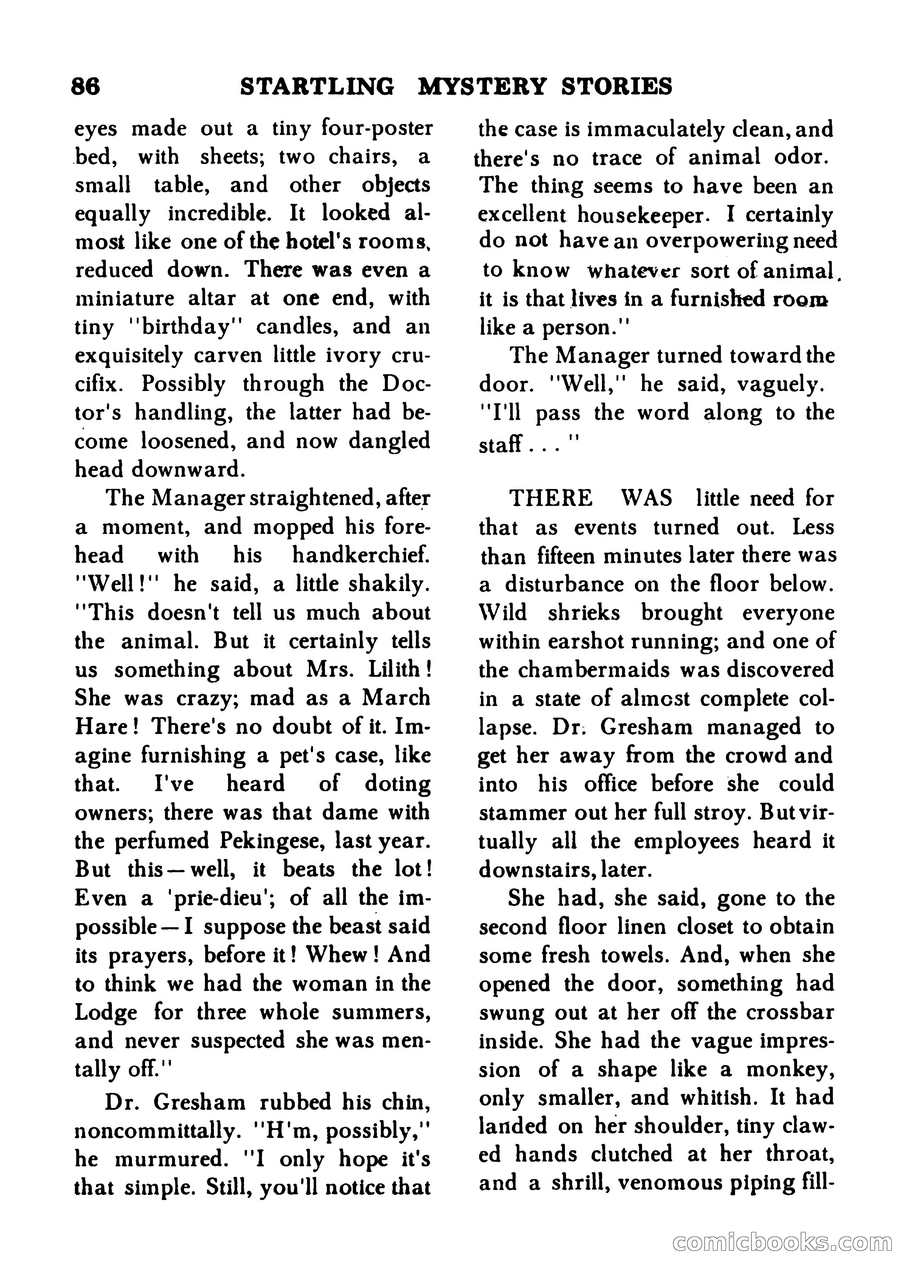 Startling Mystery Stories, Winter No. 7 — page 86 of 132