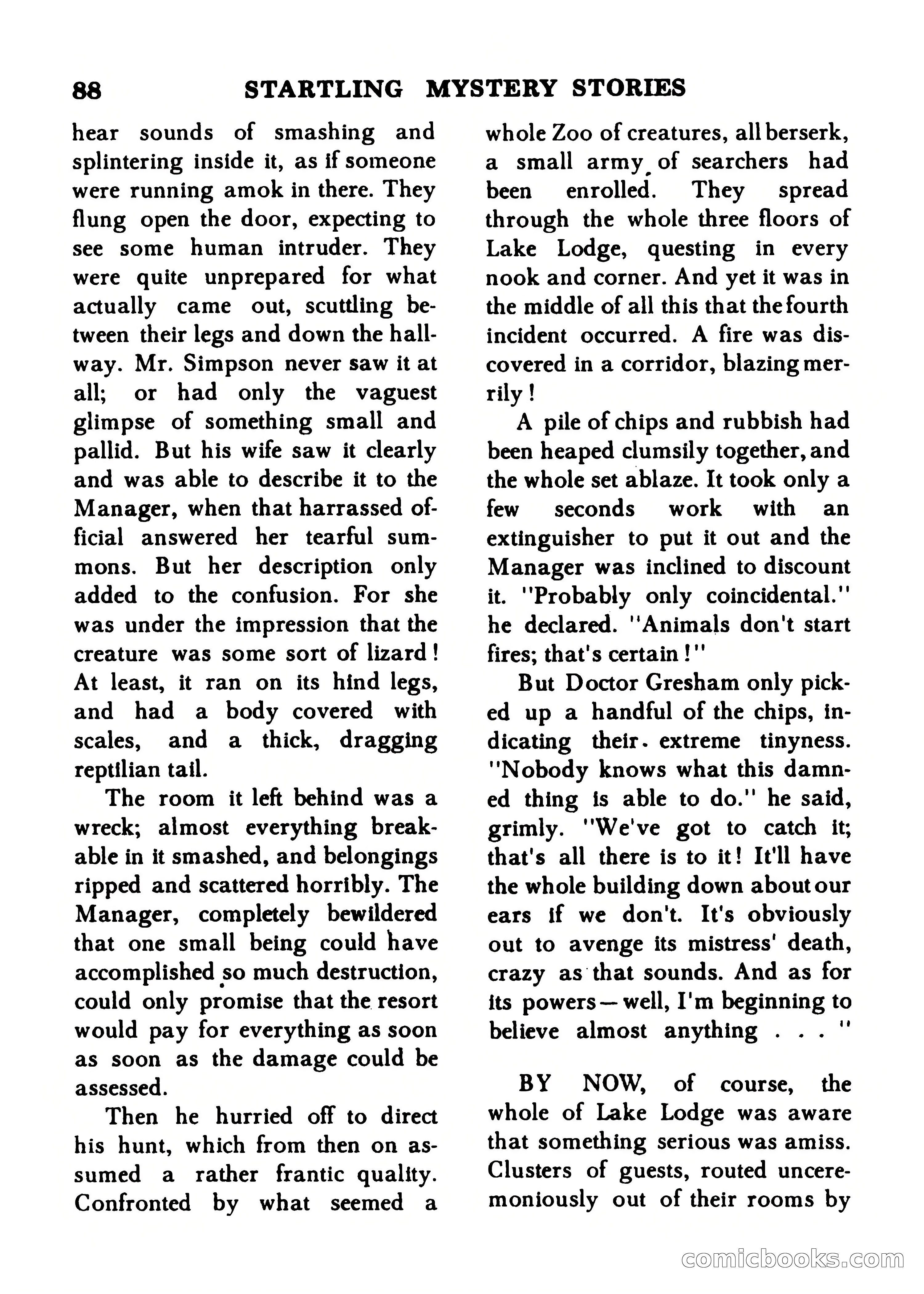 Startling Mystery Stories, Winter No. 7 — page 88 of 132