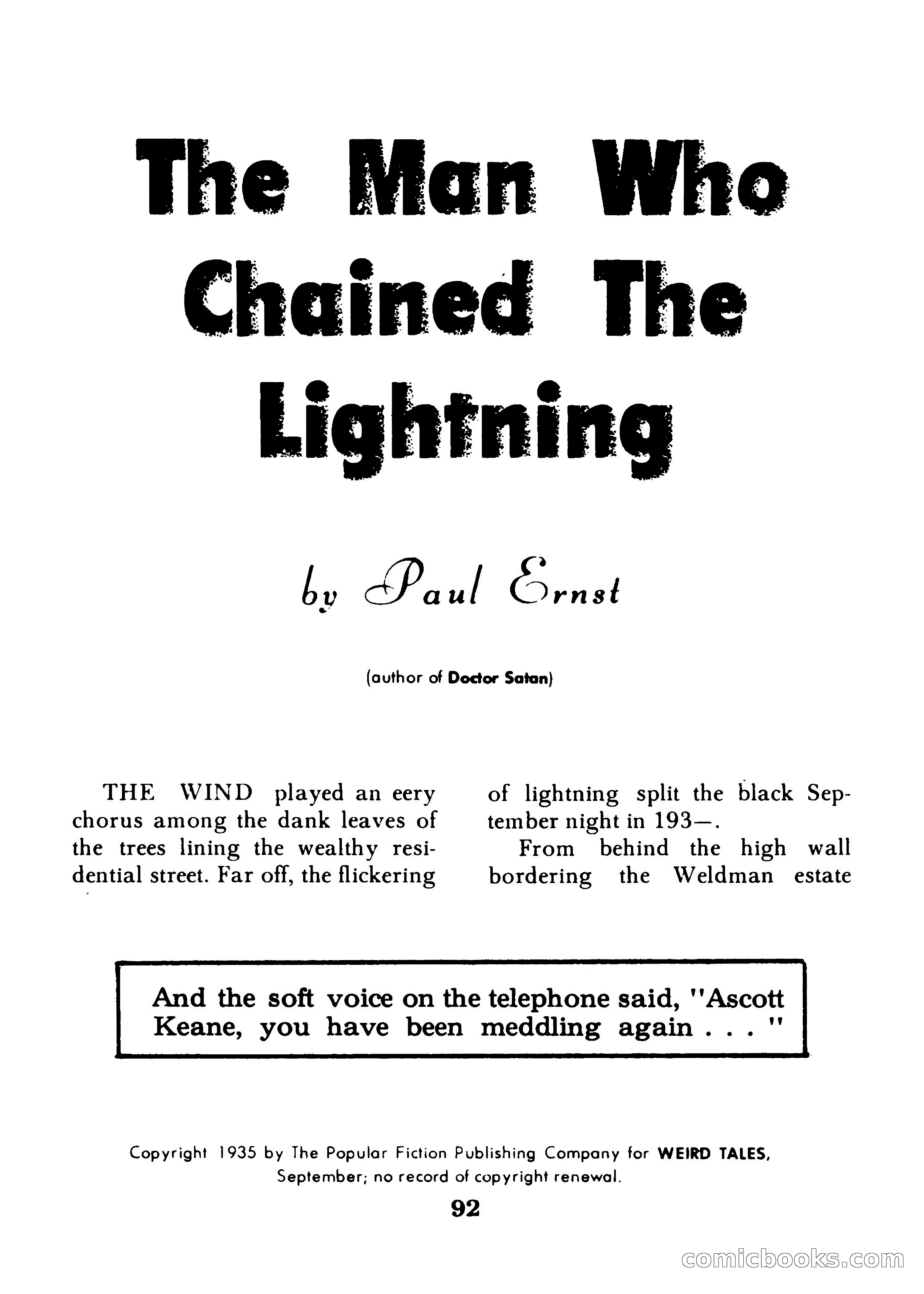 Startling Mystery Stories, Winter No. 7 — page 92 of 132
