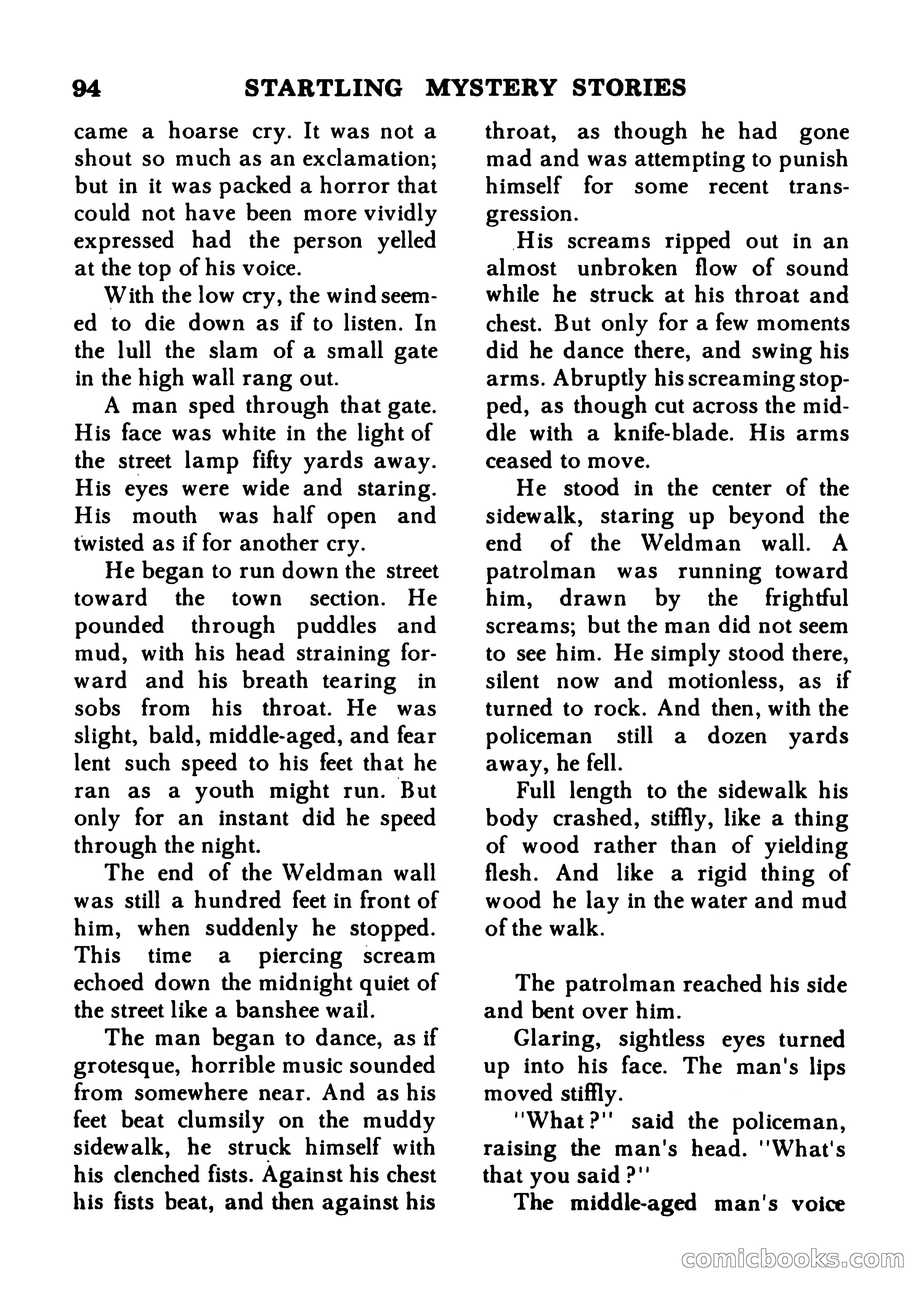 Startling Mystery Stories, Winter No. 7 — page 94 of 132