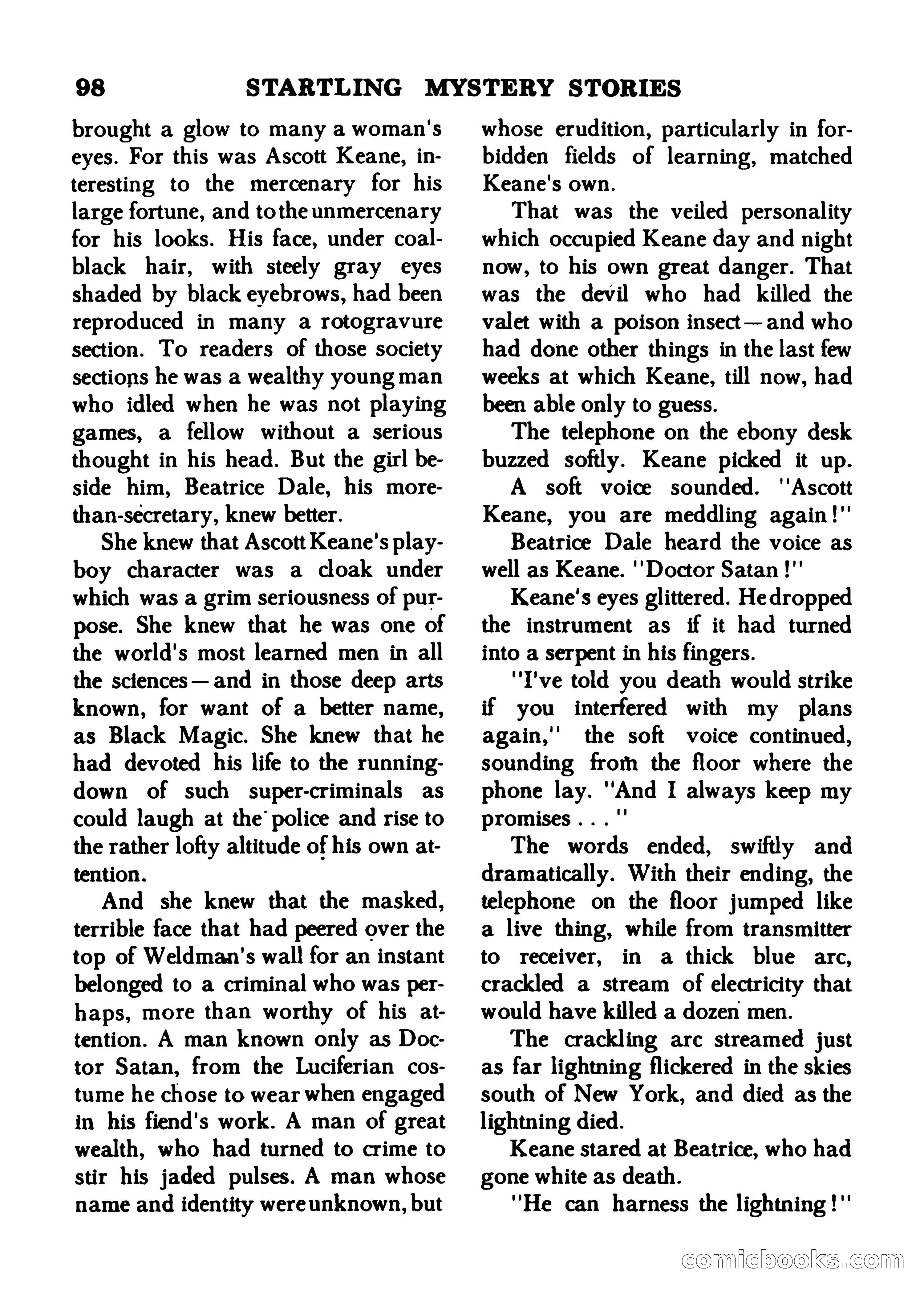 Startling Mystery Stories, Winter No. 7 — page 98 of 132
