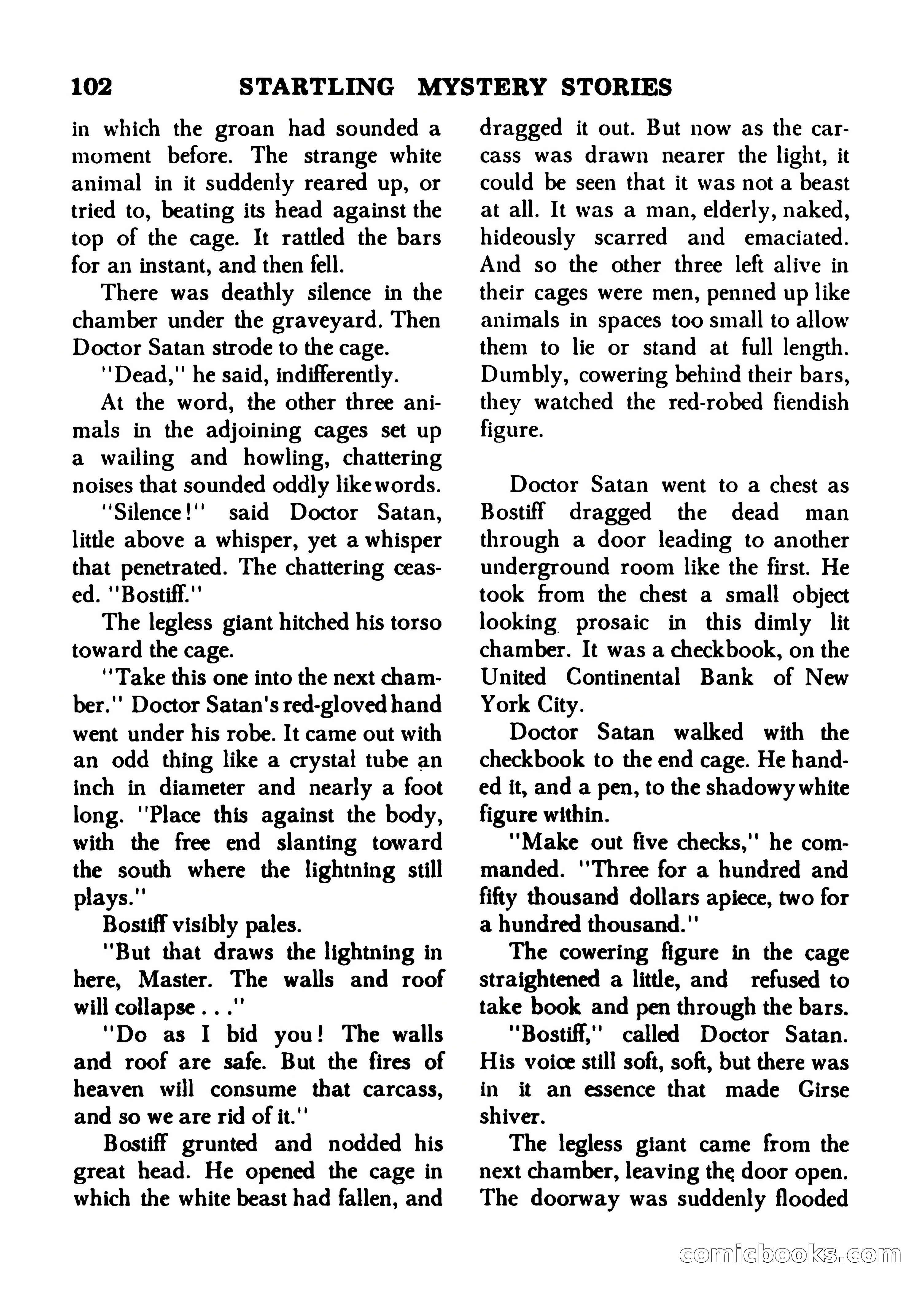 Startling Mystery Stories, Winter No. 7 — page 102 of 132