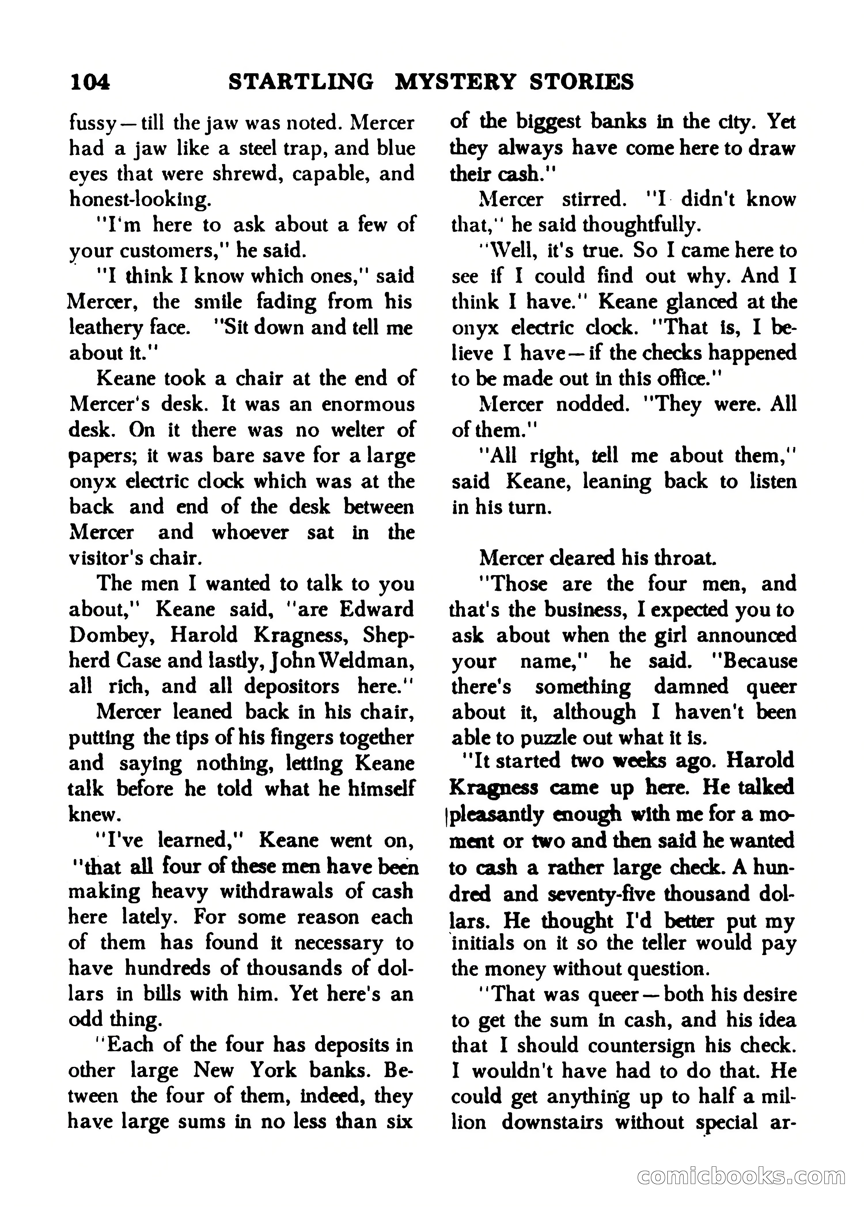 Startling Mystery Stories, Winter No. 7 — page 104 of 132