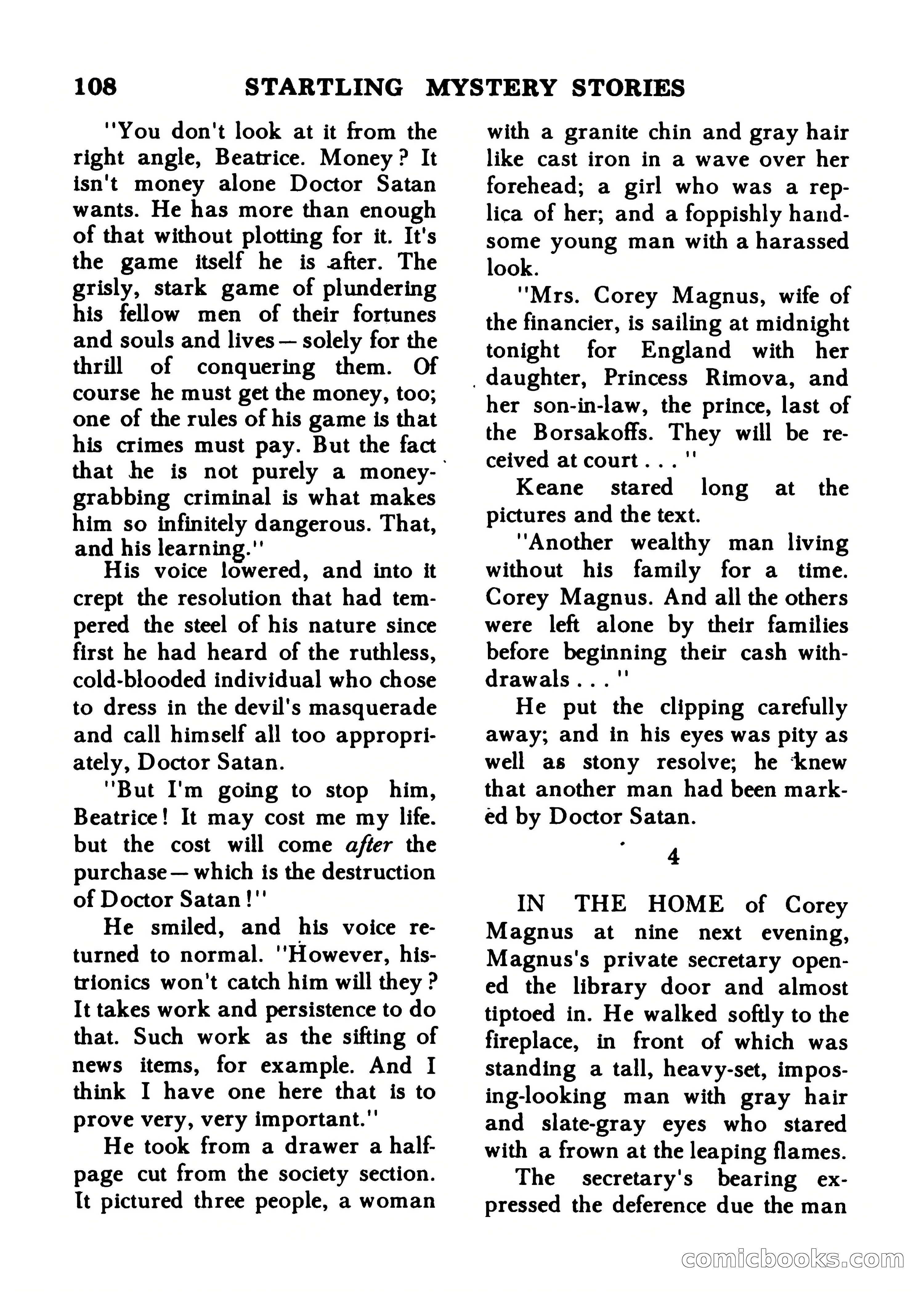 Startling Mystery Stories, Winter No. 7 — page 108 of 132
