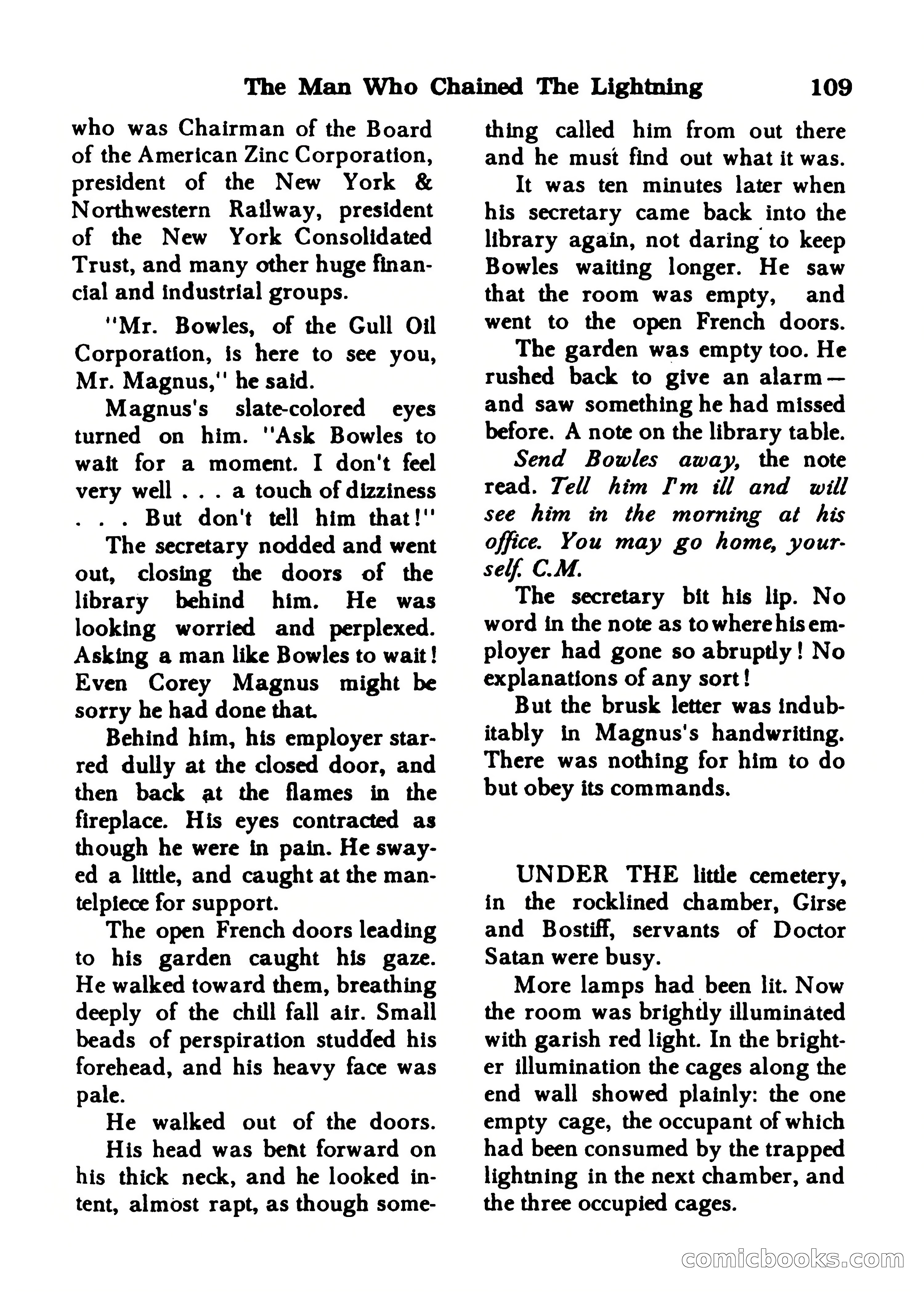 Startling Mystery Stories, Winter No. 7 — page 109 of 132