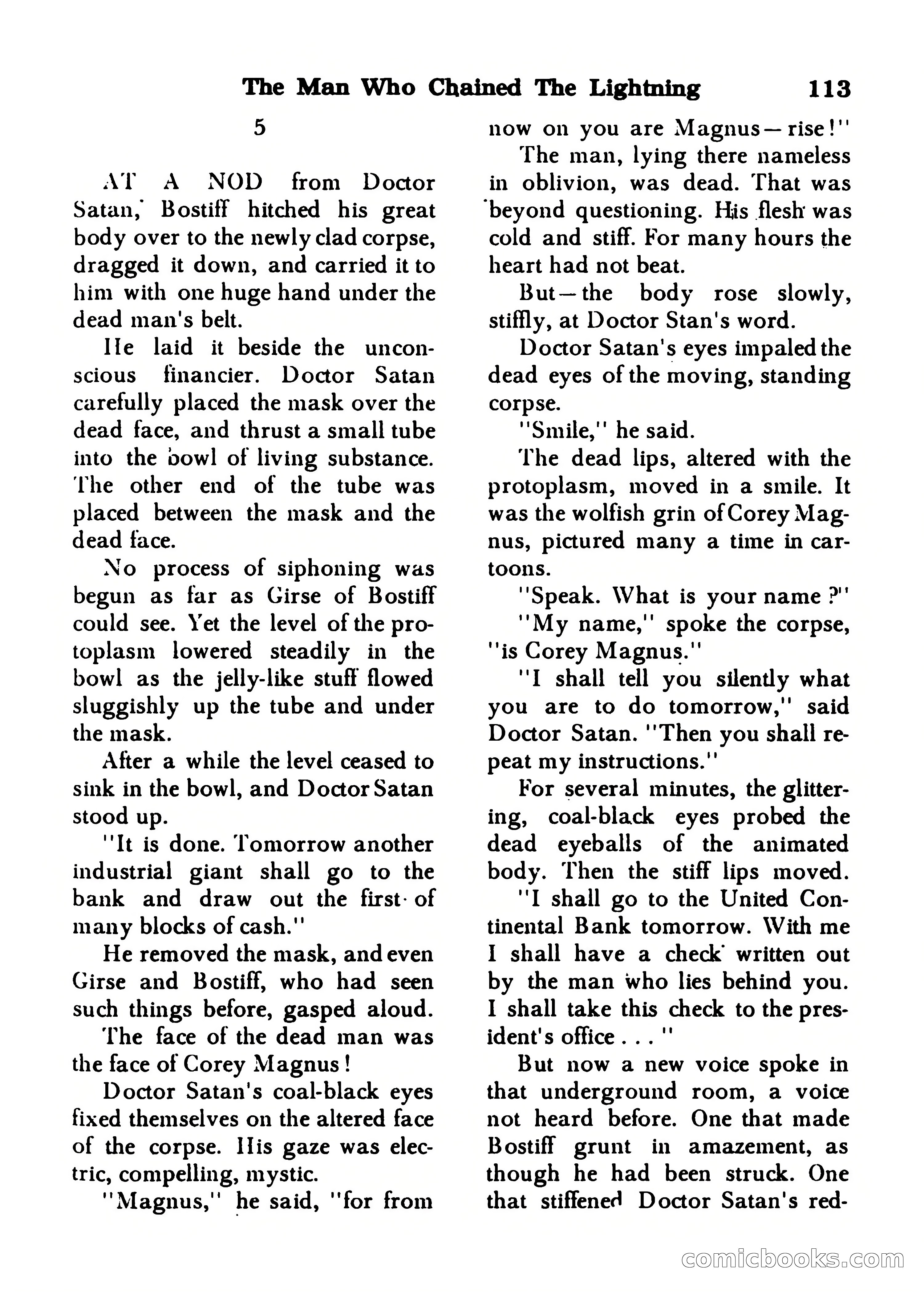 Startling Mystery Stories, Winter No. 7 — page 113 of 132