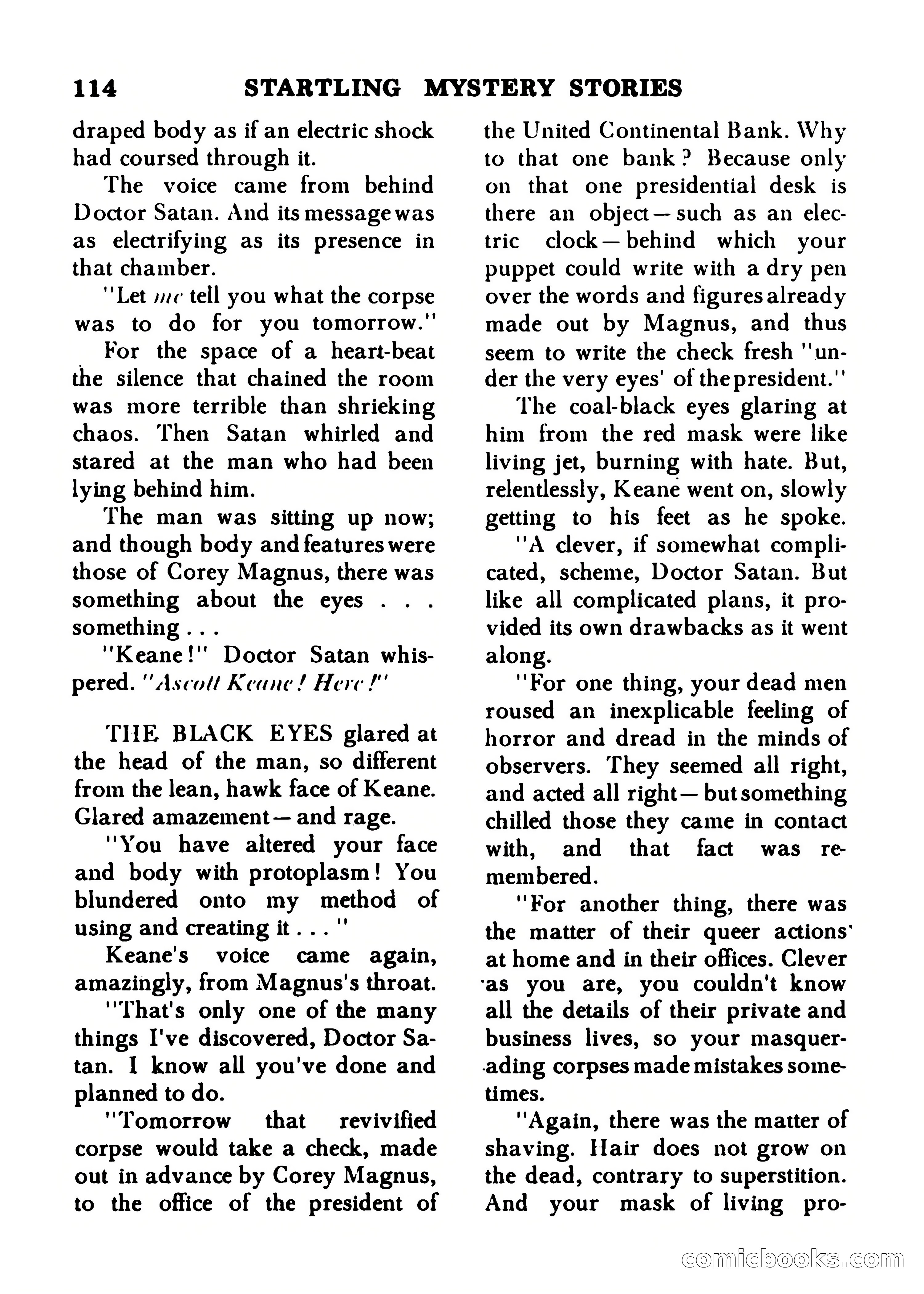 Startling Mystery Stories, Winter No. 7 — page 114 of 132