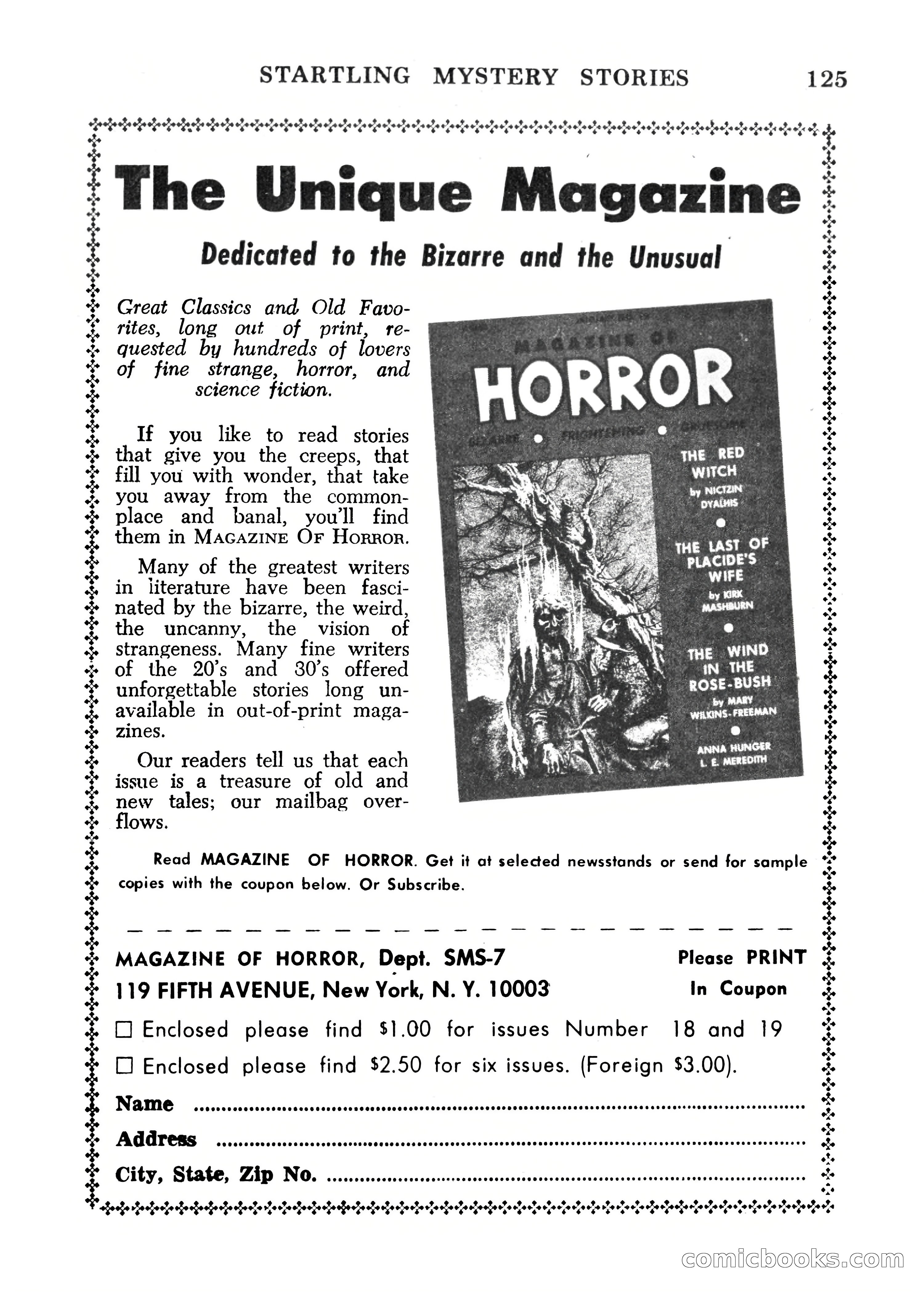 Startling Mystery Stories, Winter No. 7 — page 125 of 132