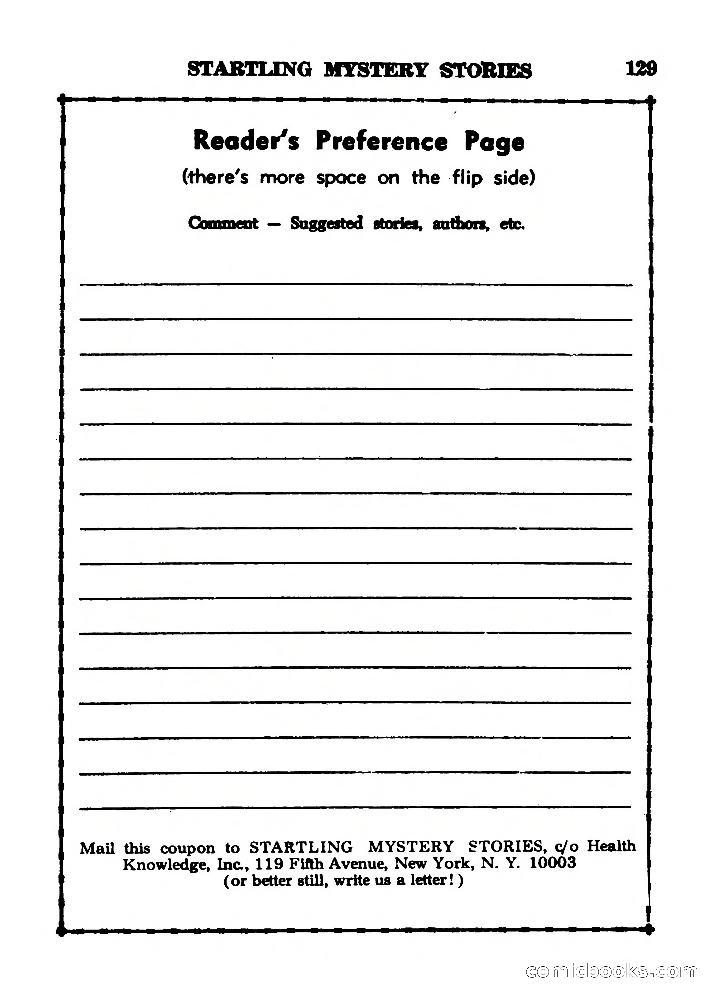 Startling Mystery Stories, Winter No. 7 — page 129 of 132