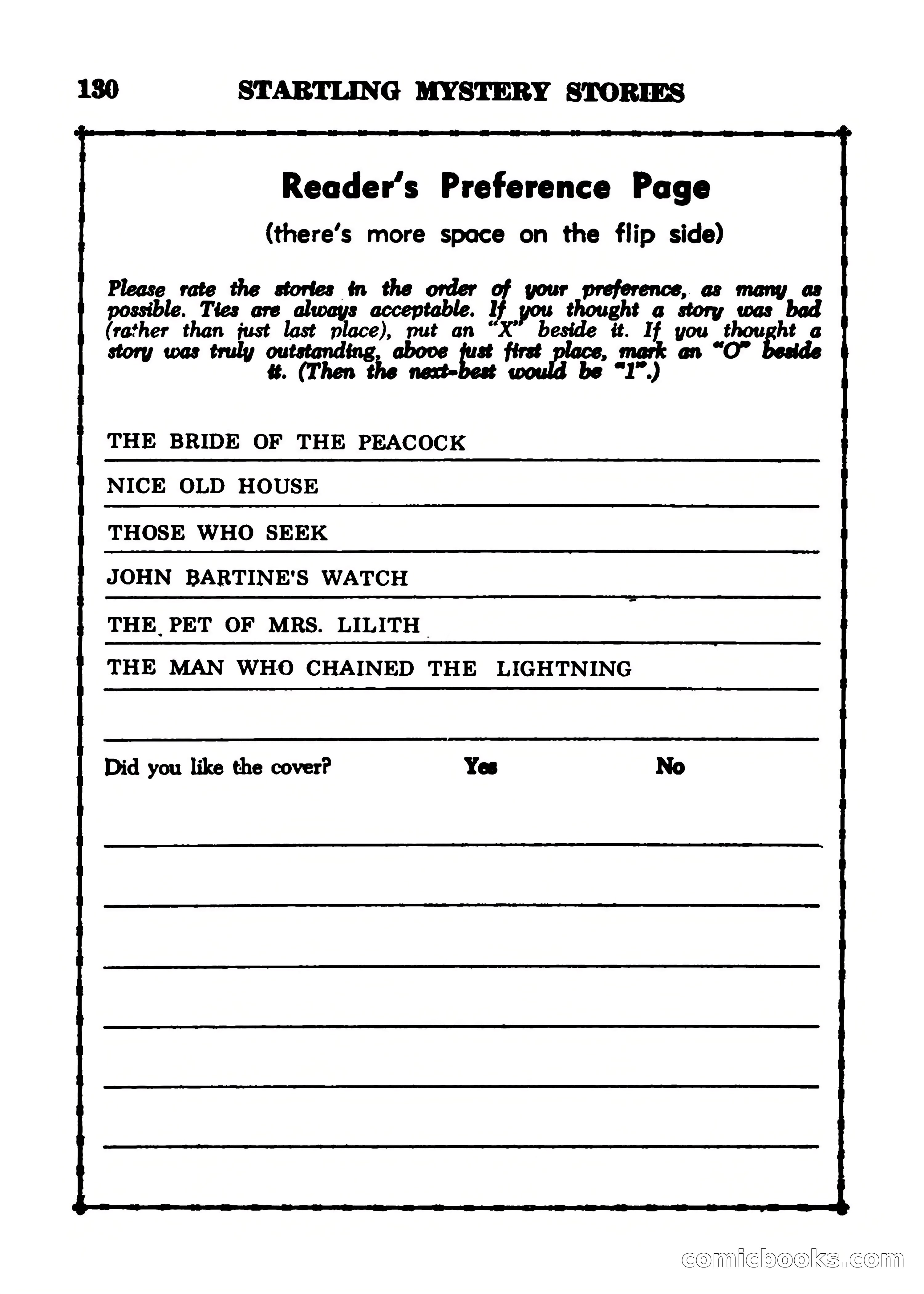 Startling Mystery Stories, Winter No. 7 — page 130 of 132