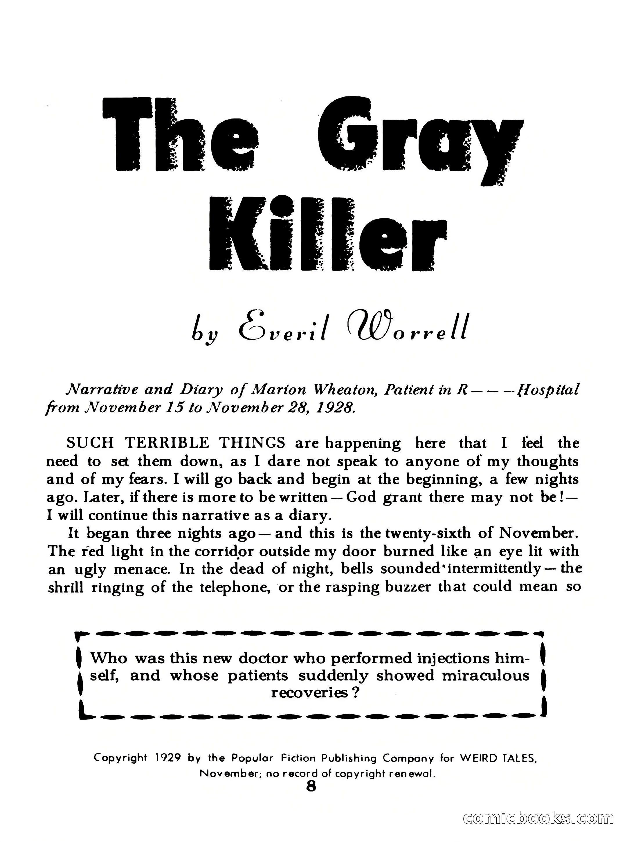 Startling Mystery Stories #13 — page 8 of 132