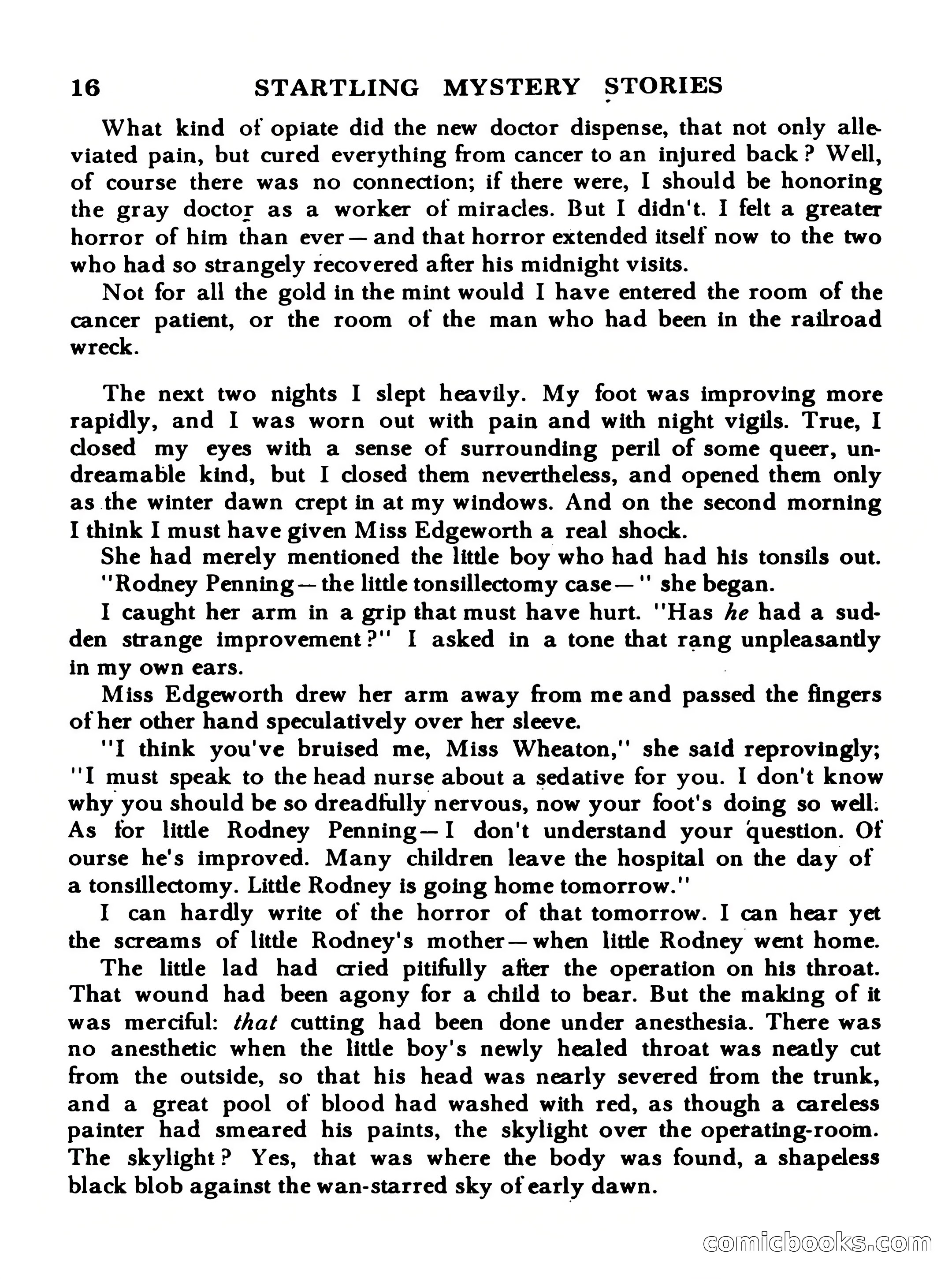 Startling Mystery Stories #13 — page 16 of 132
