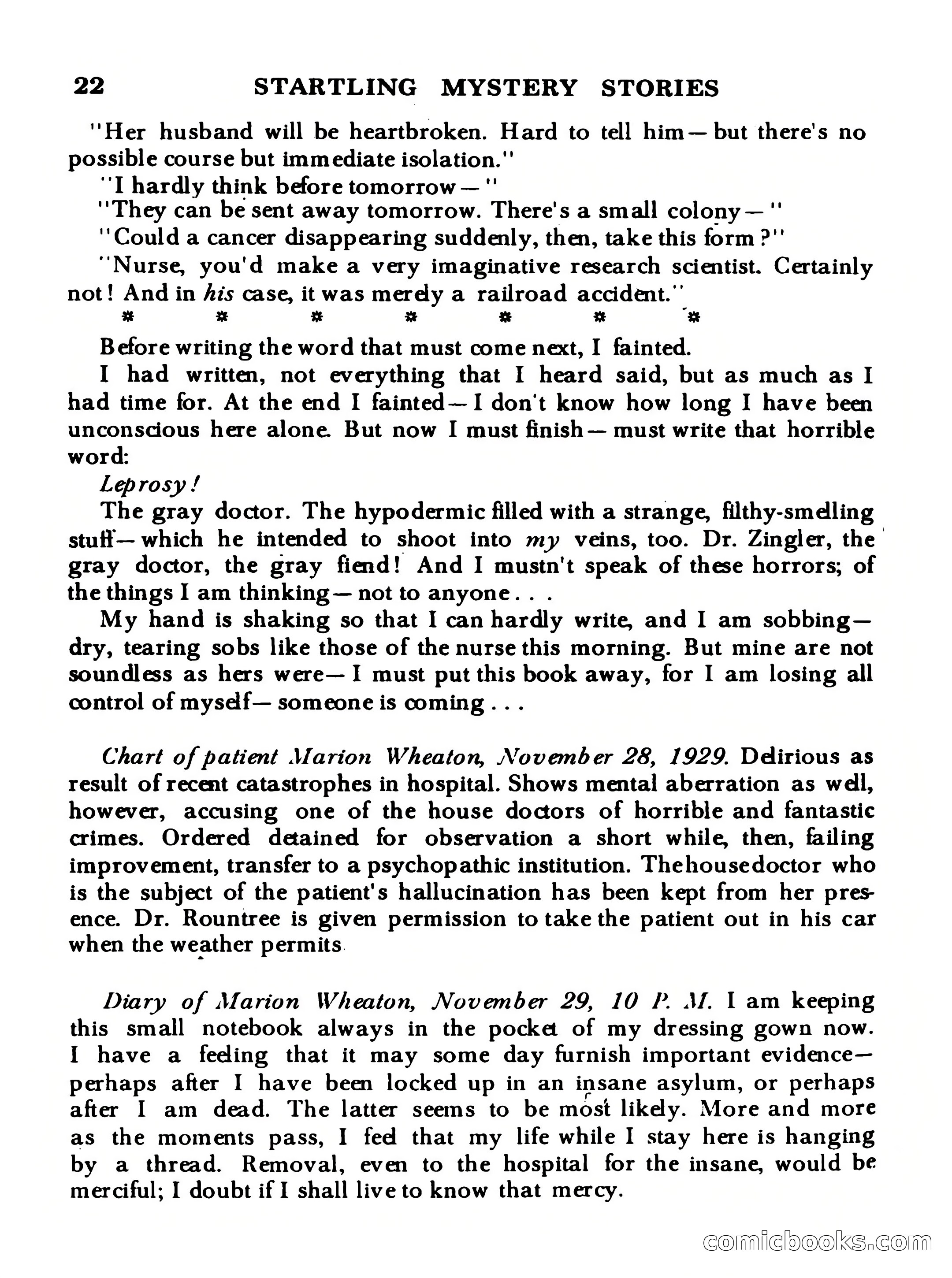Startling Mystery Stories #13 — page 22 of 132