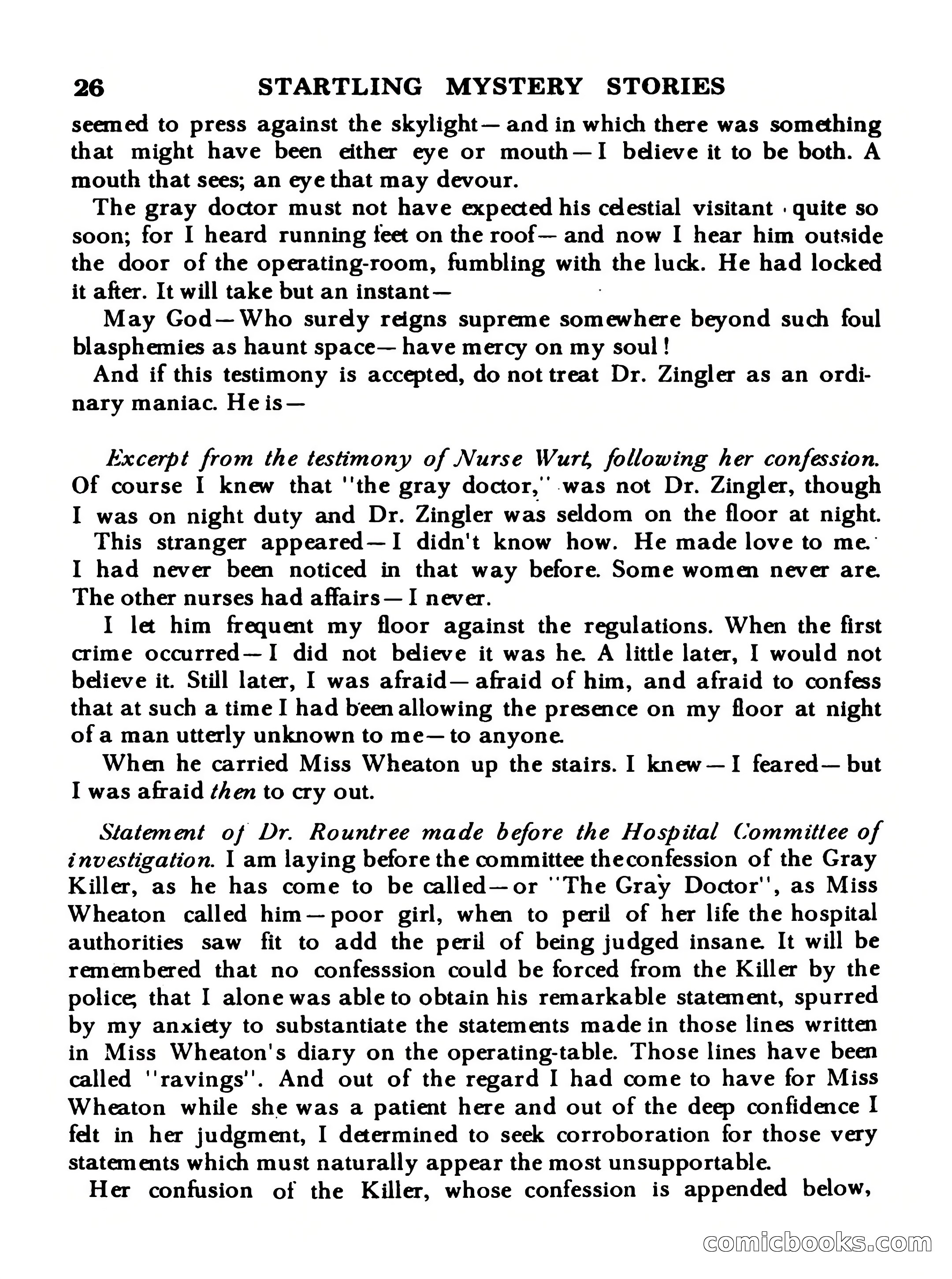 Startling Mystery Stories #13 — page 26 of 132