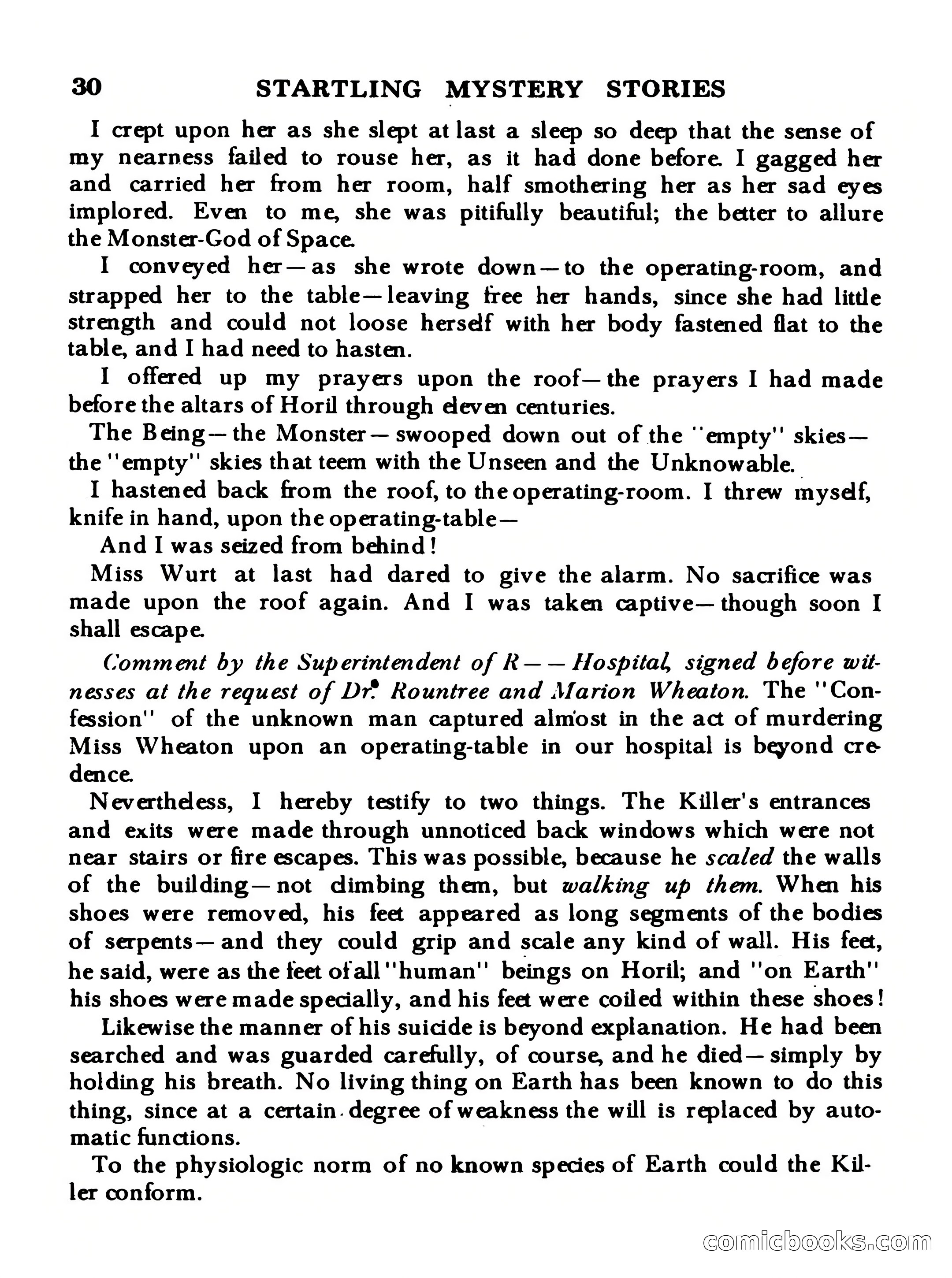 Startling Mystery Stories #13 — page 30 of 132