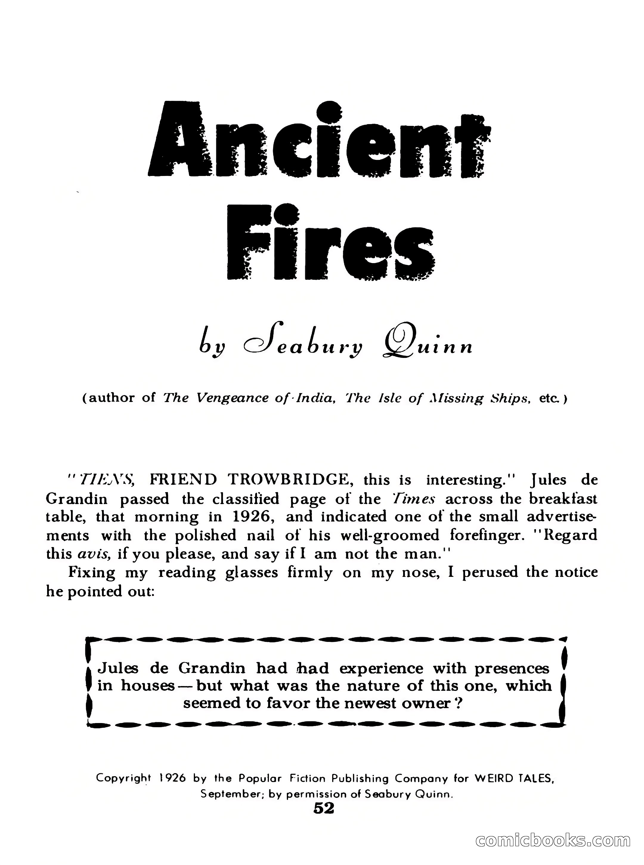 Startling Mystery Stories #13 — page 52 of 132