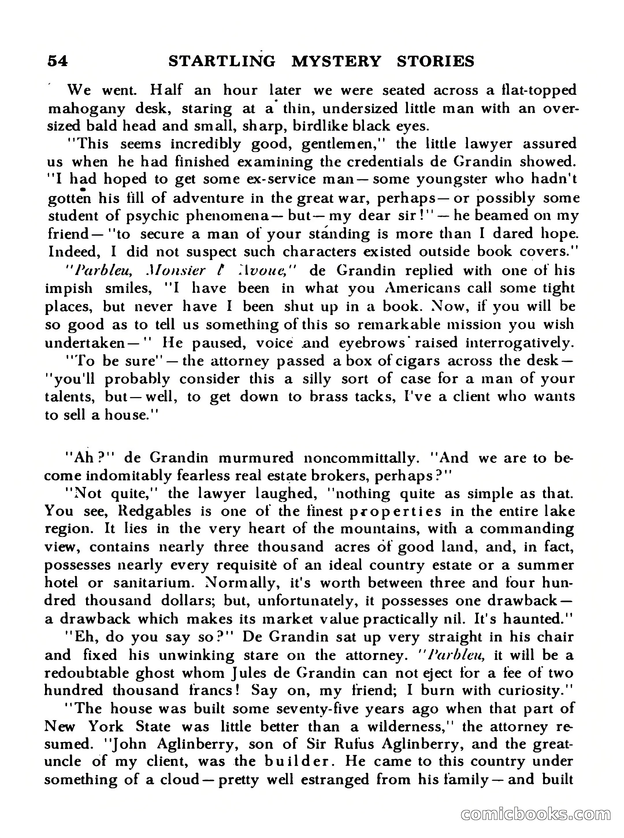 Startling Mystery Stories #13 — page 54 of 132