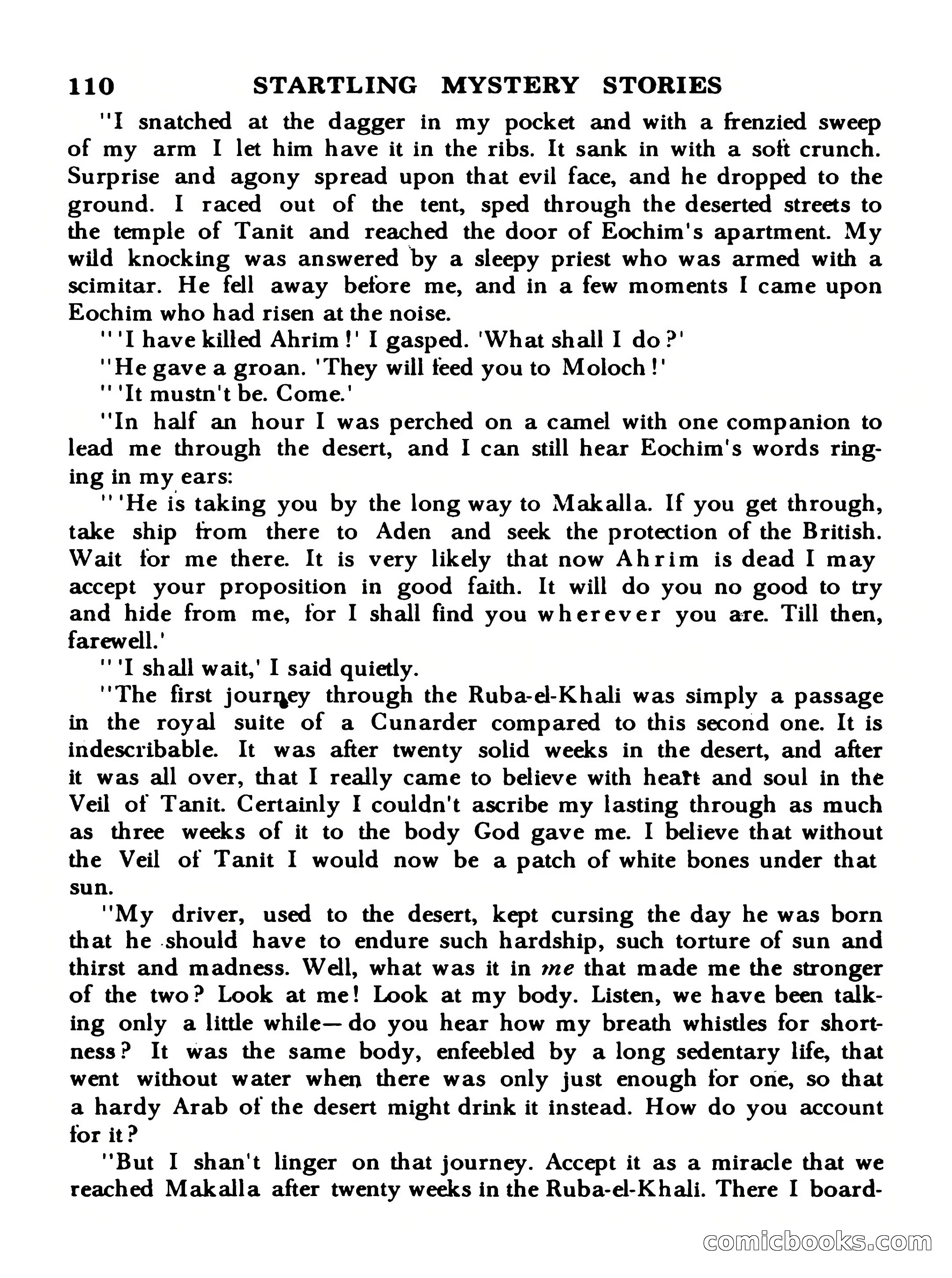 Startling Mystery Stories #13 — page 110 of 132