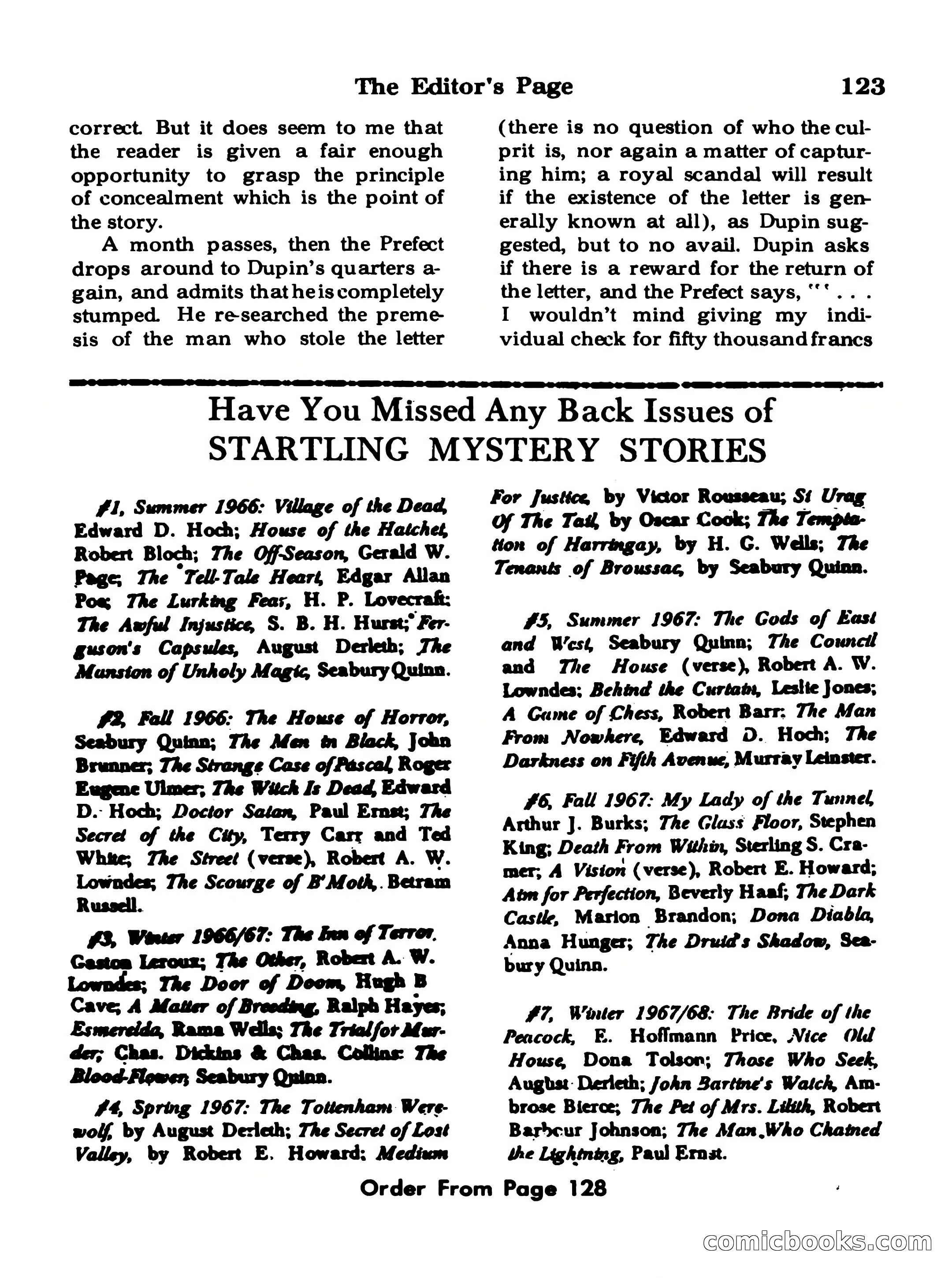 Startling Mystery Stories #13 — page 123 of 132