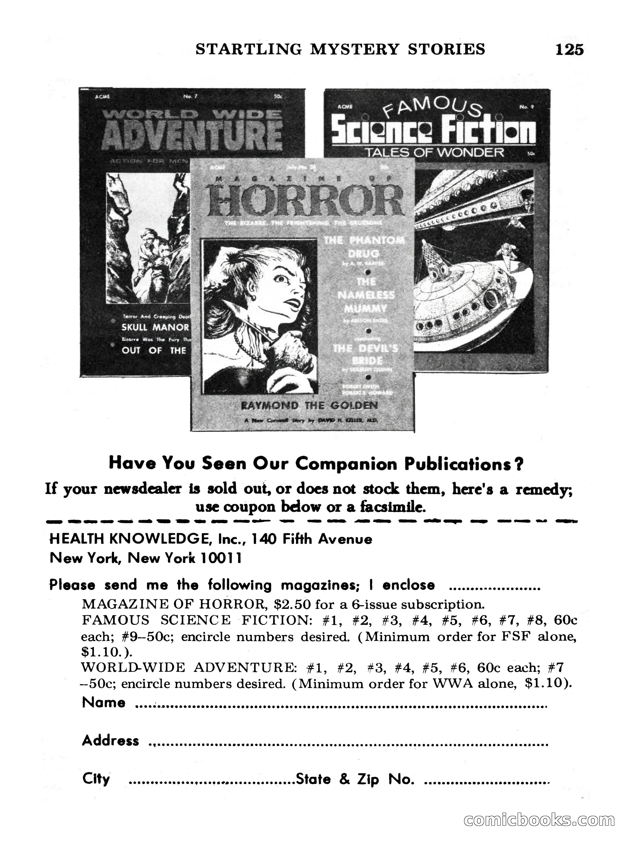 Startling Mystery Stories #13 — page 125 of 132