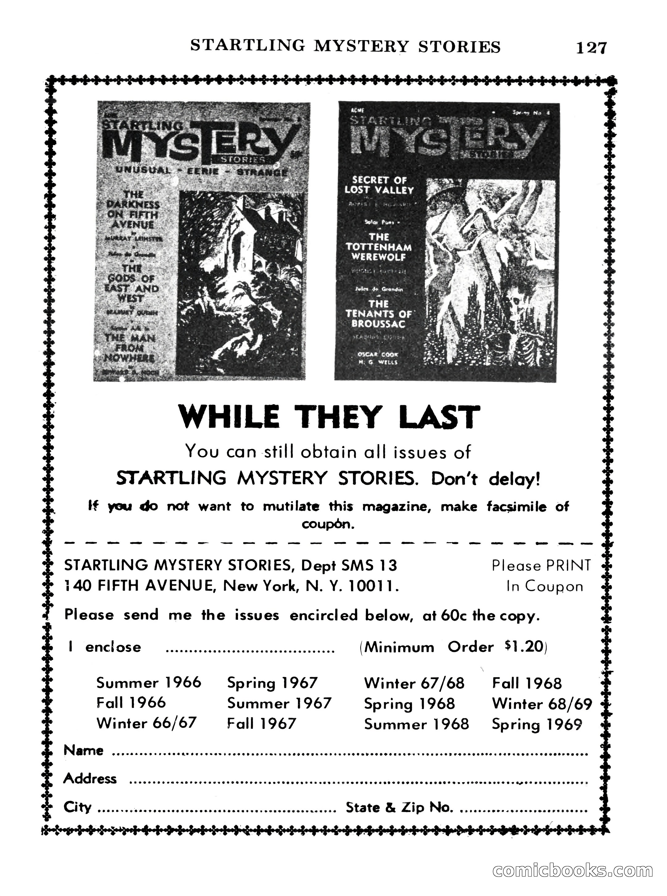 Startling Mystery Stories #13 — page 127 of 132