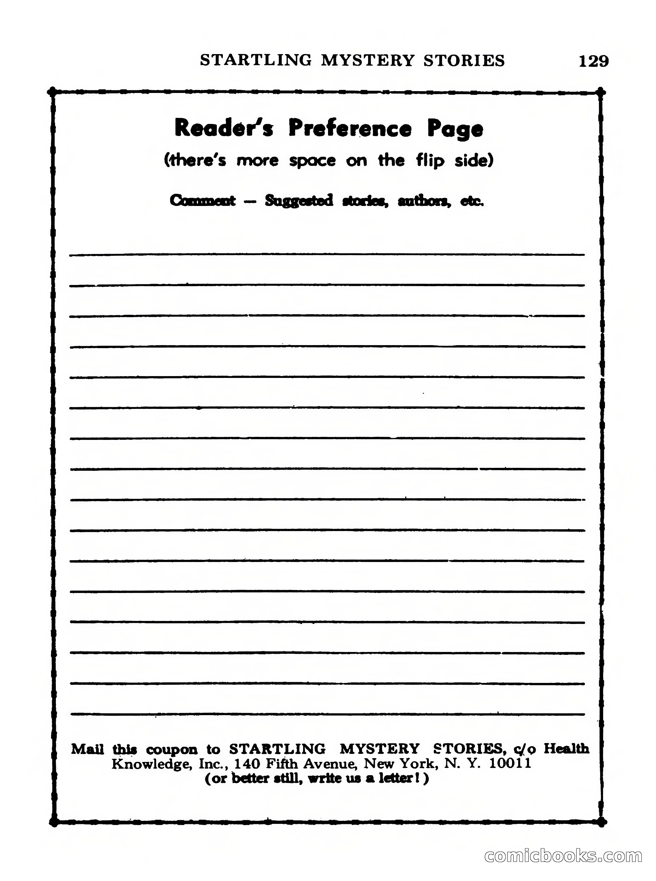 Startling Mystery Stories #13 — page 129 of 132