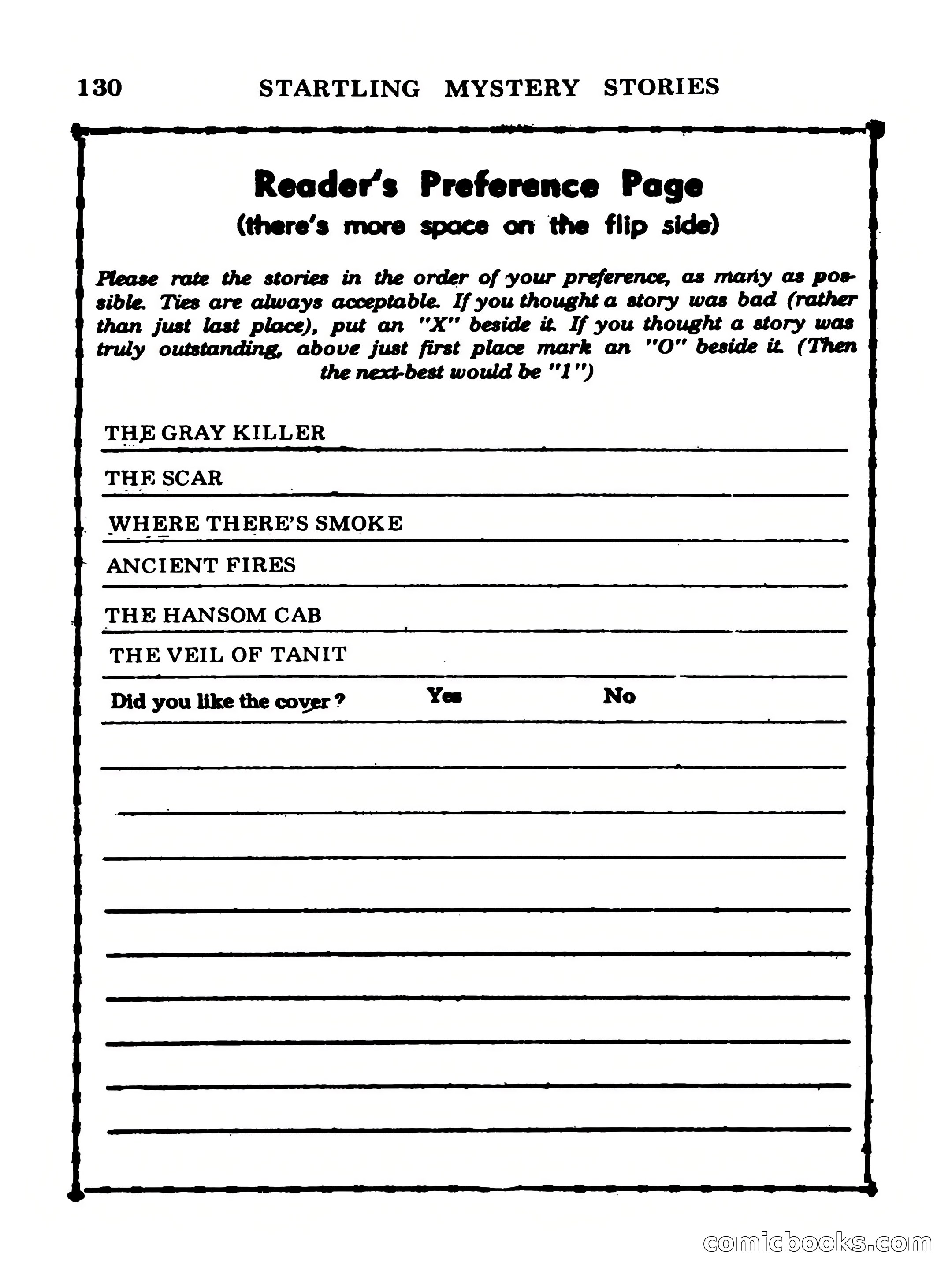Startling Mystery Stories #13 — page 130 of 132