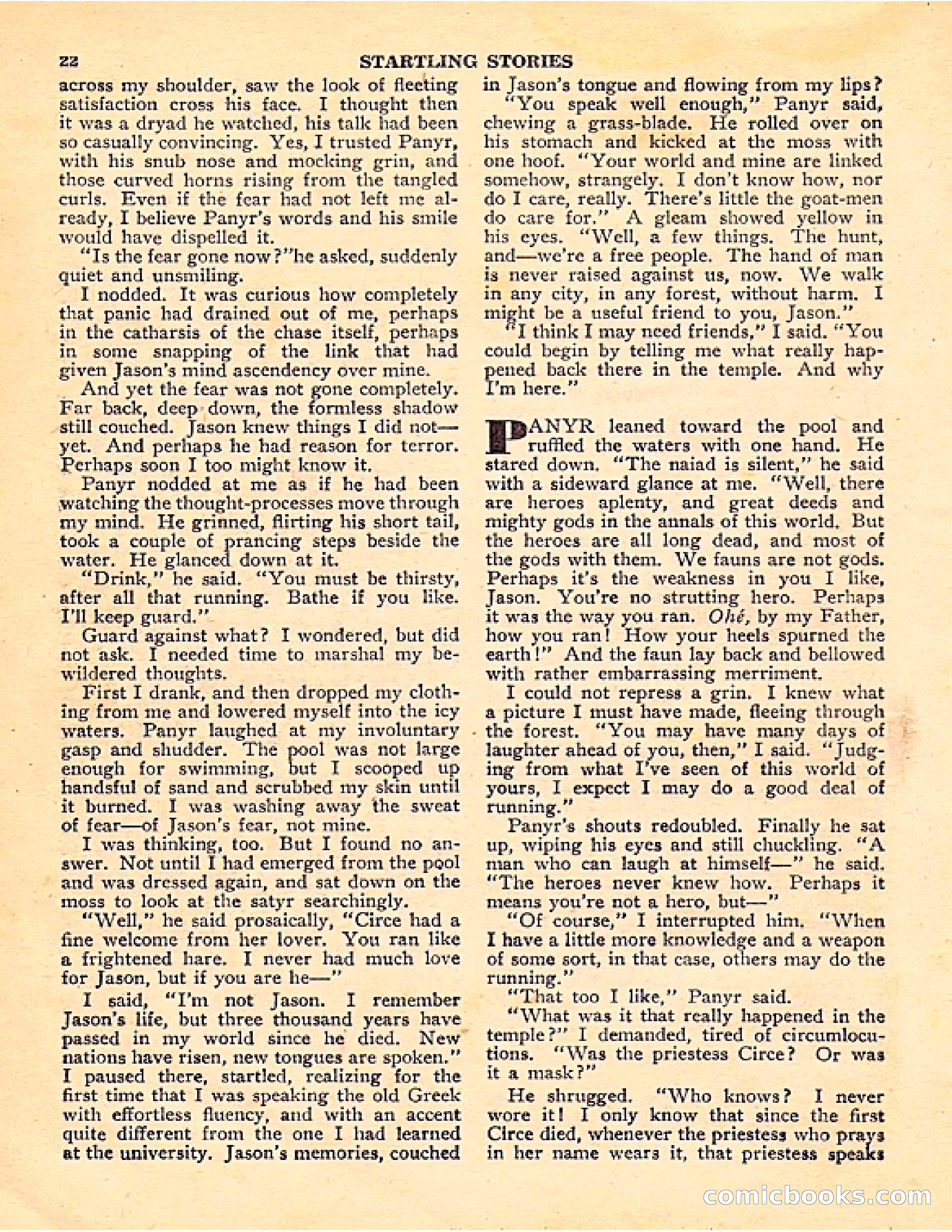 Startling Stories, Canadian Edition — page 22 of 148