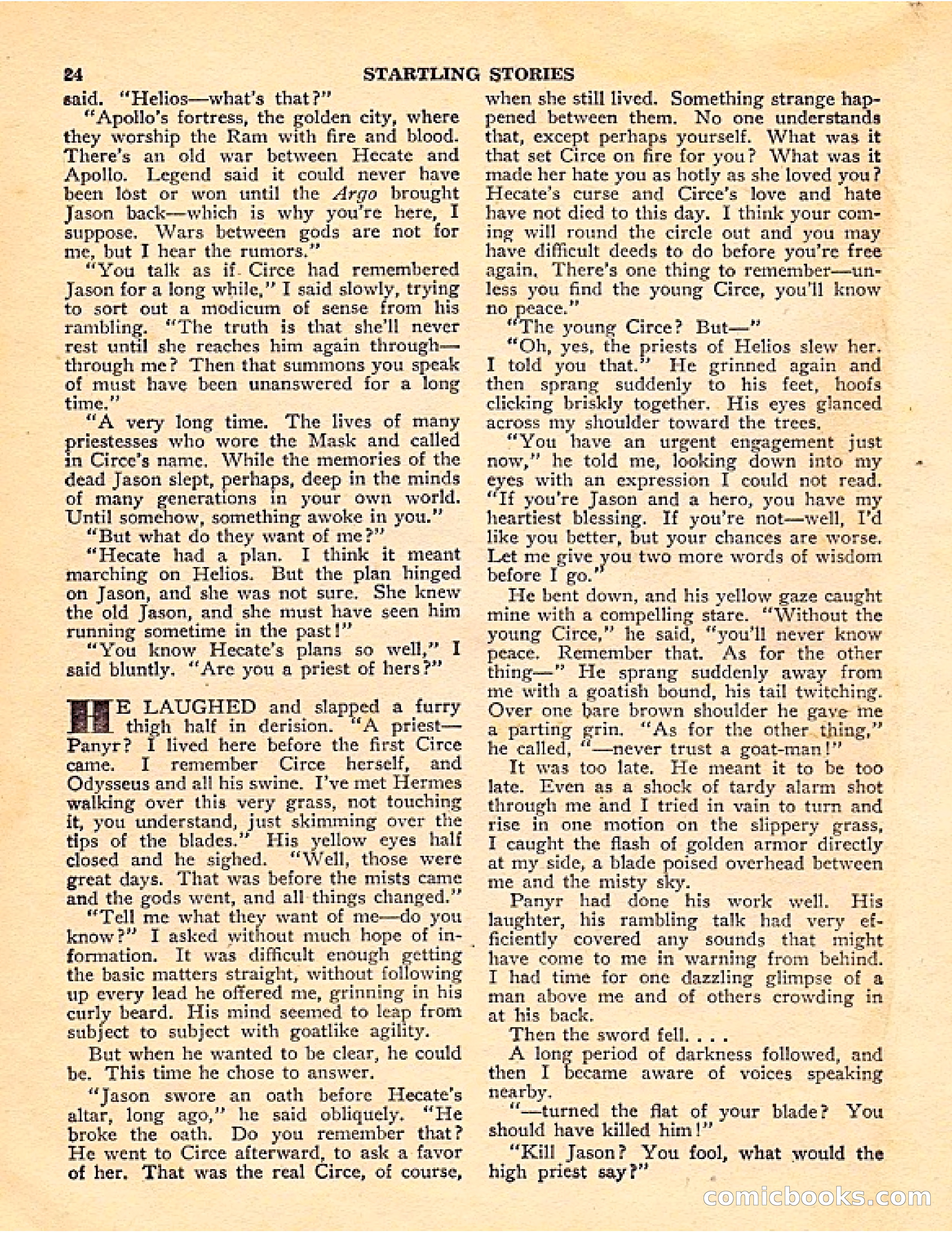 Startling Stories, Canadian Edition — page 24 of 148