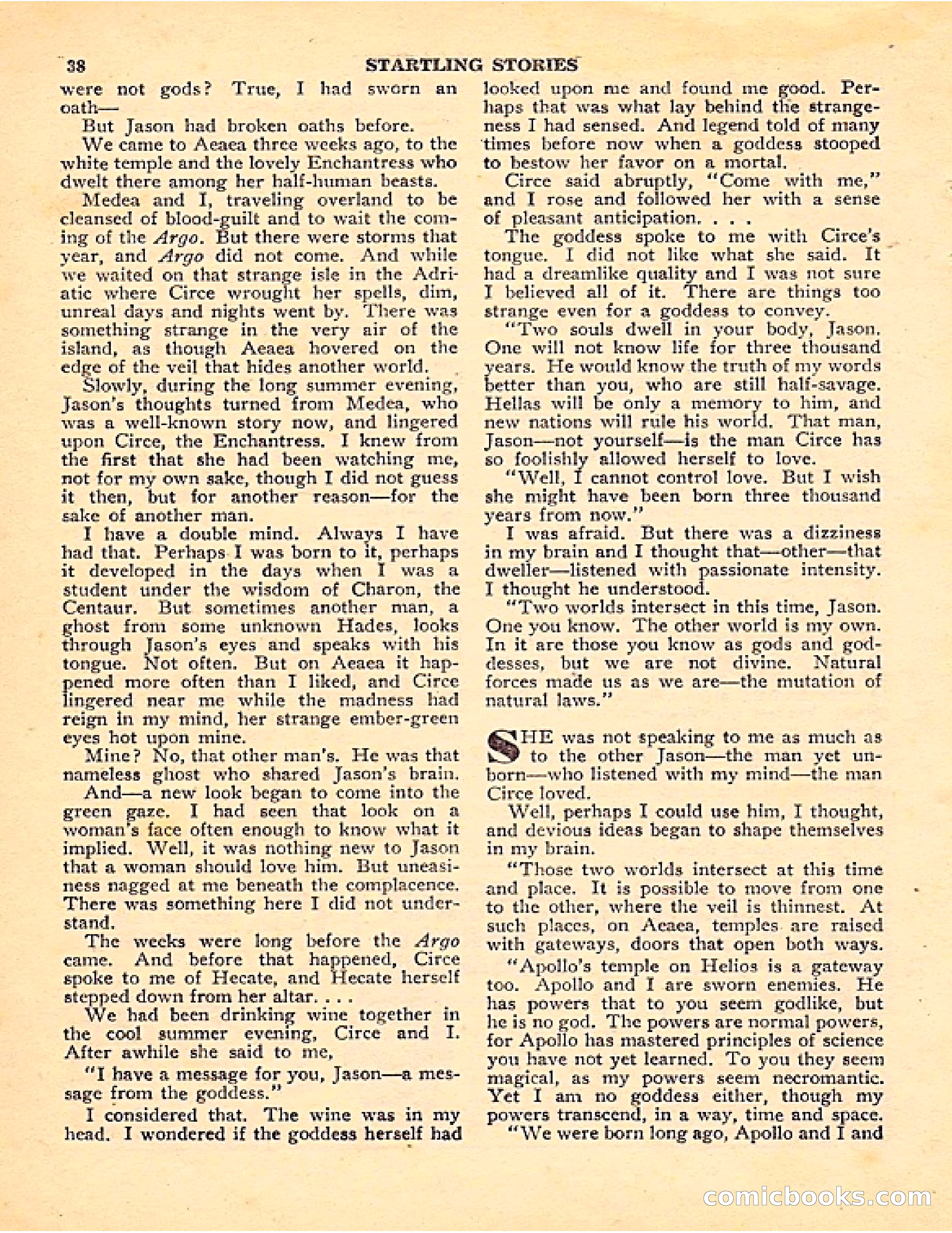 Startling Stories, Canadian Edition — page 38 of 148