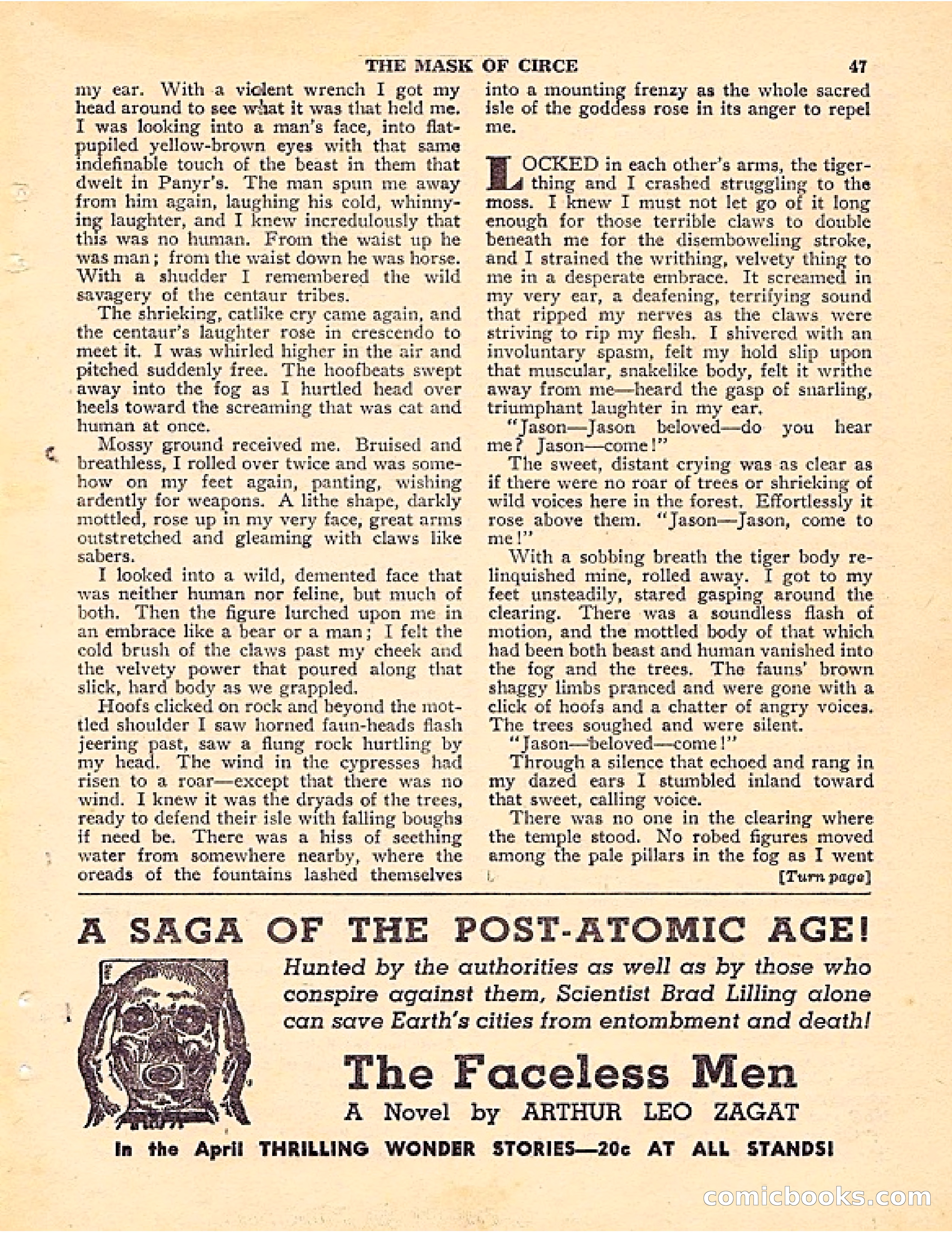 Startling Stories, Canadian Edition — page 47 of 148