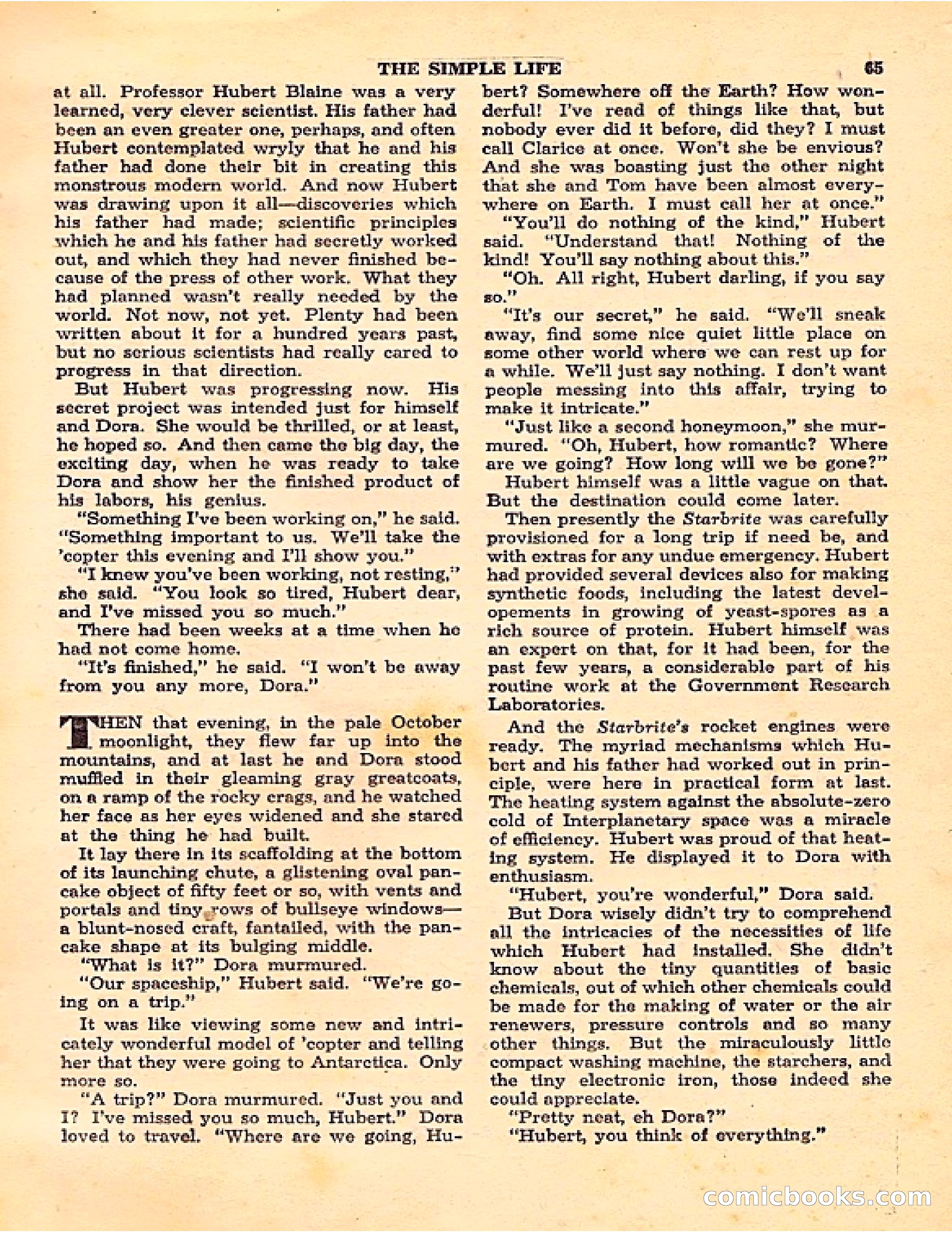 Startling Stories, Canadian Edition — page 65 of 148
