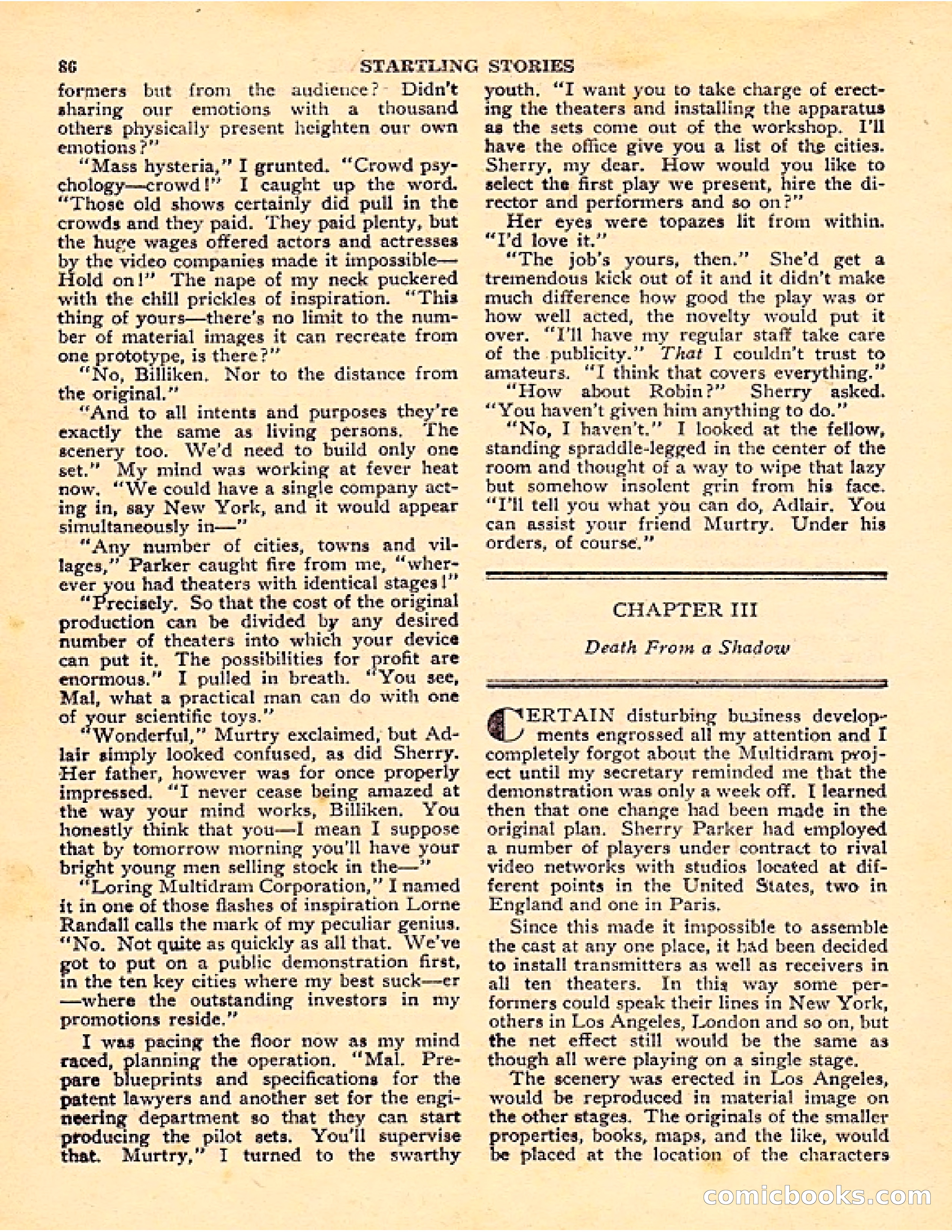 Startling Stories, Canadian Edition — page 86 of 148